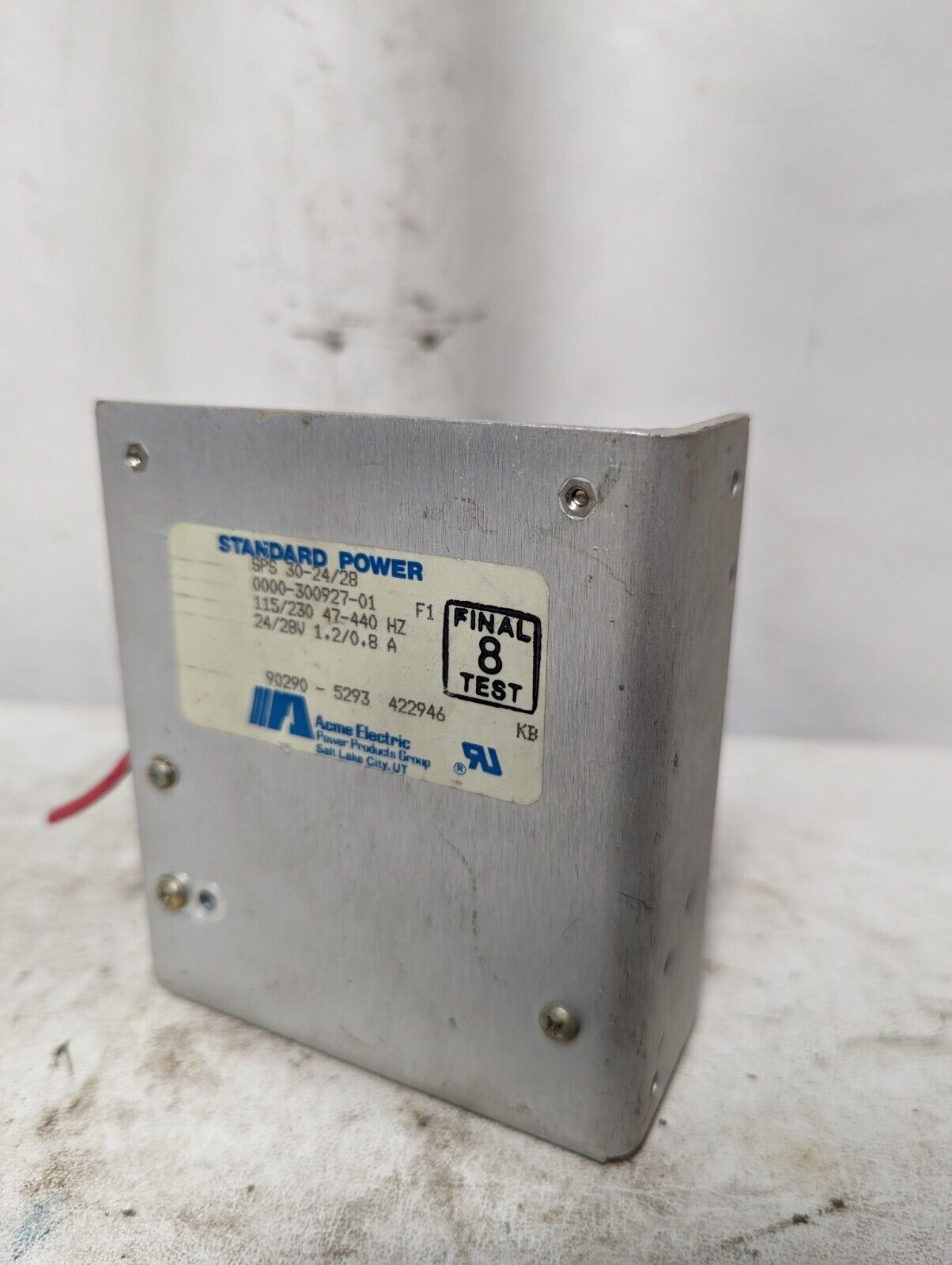 Acme Electric SPS 30-24/28 0000-300927-01 power supply, output 24/28V@1.2/0.8A