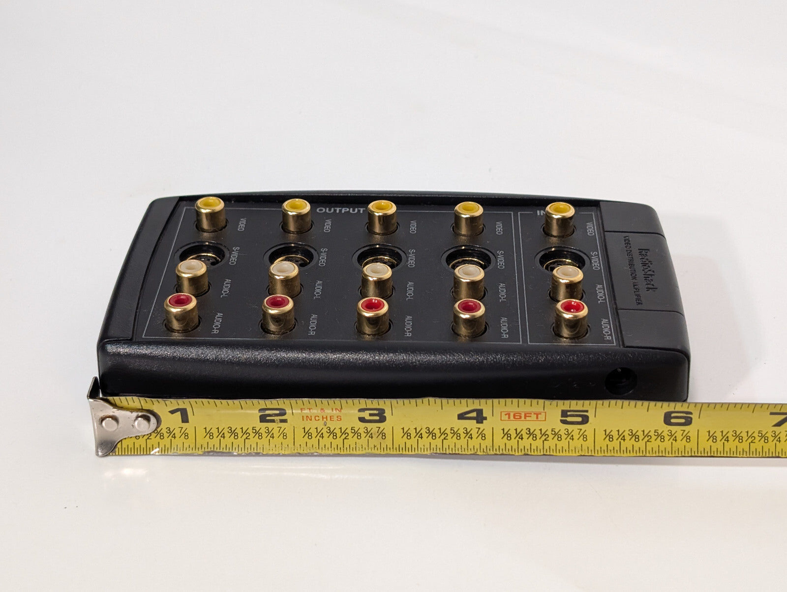 Vintage Radio Shack Video Distribution Amplifier Audio-Video Input-Output