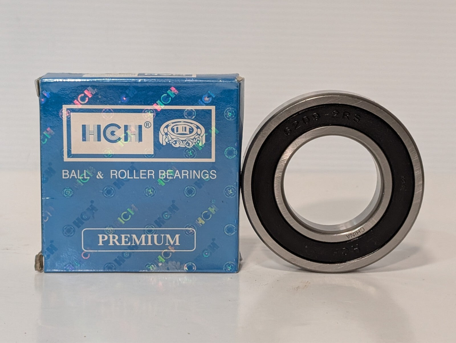 (4) HCH 6209 2RS C3 Premium Rubber Seal Ball Bearing 45x85x19mm