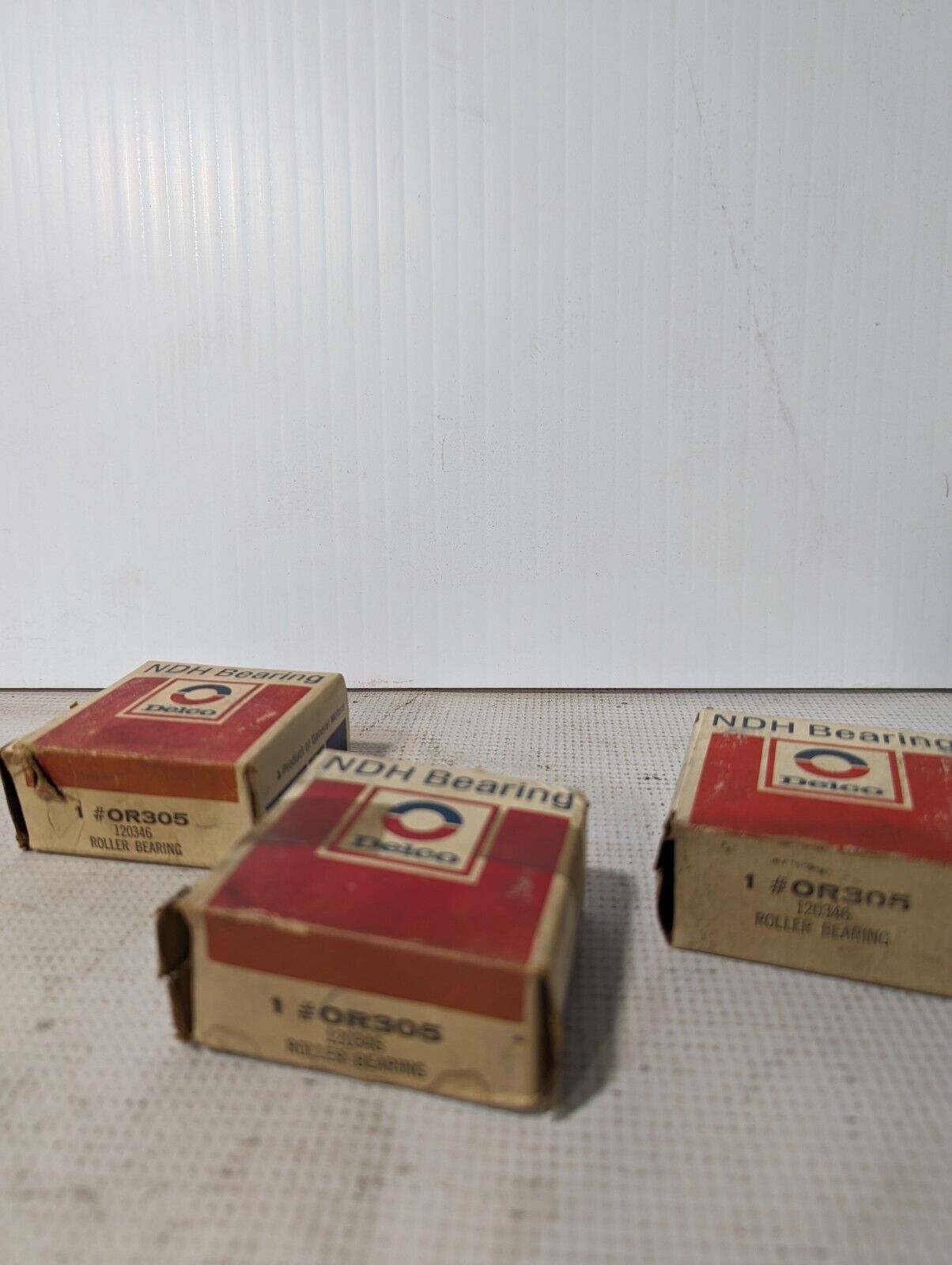 Lot of 3 Delco NDH OR305 roller bearings, 120346