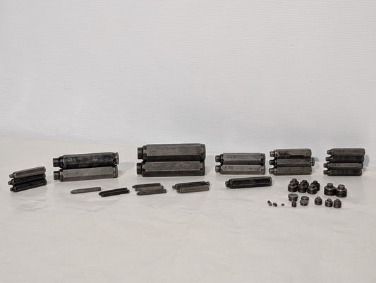 (25) Heimann Transfer Screw Incl. 3/8-16, 1-2-13, 5-8-11, etc. See photos+desc.
