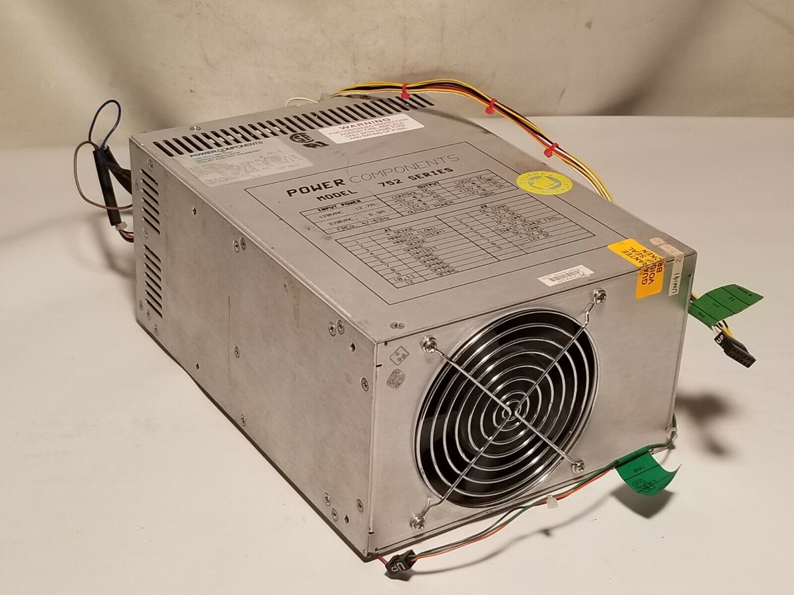Power Components 752001 power supply, input 120/220VAC, output 5/12VDC