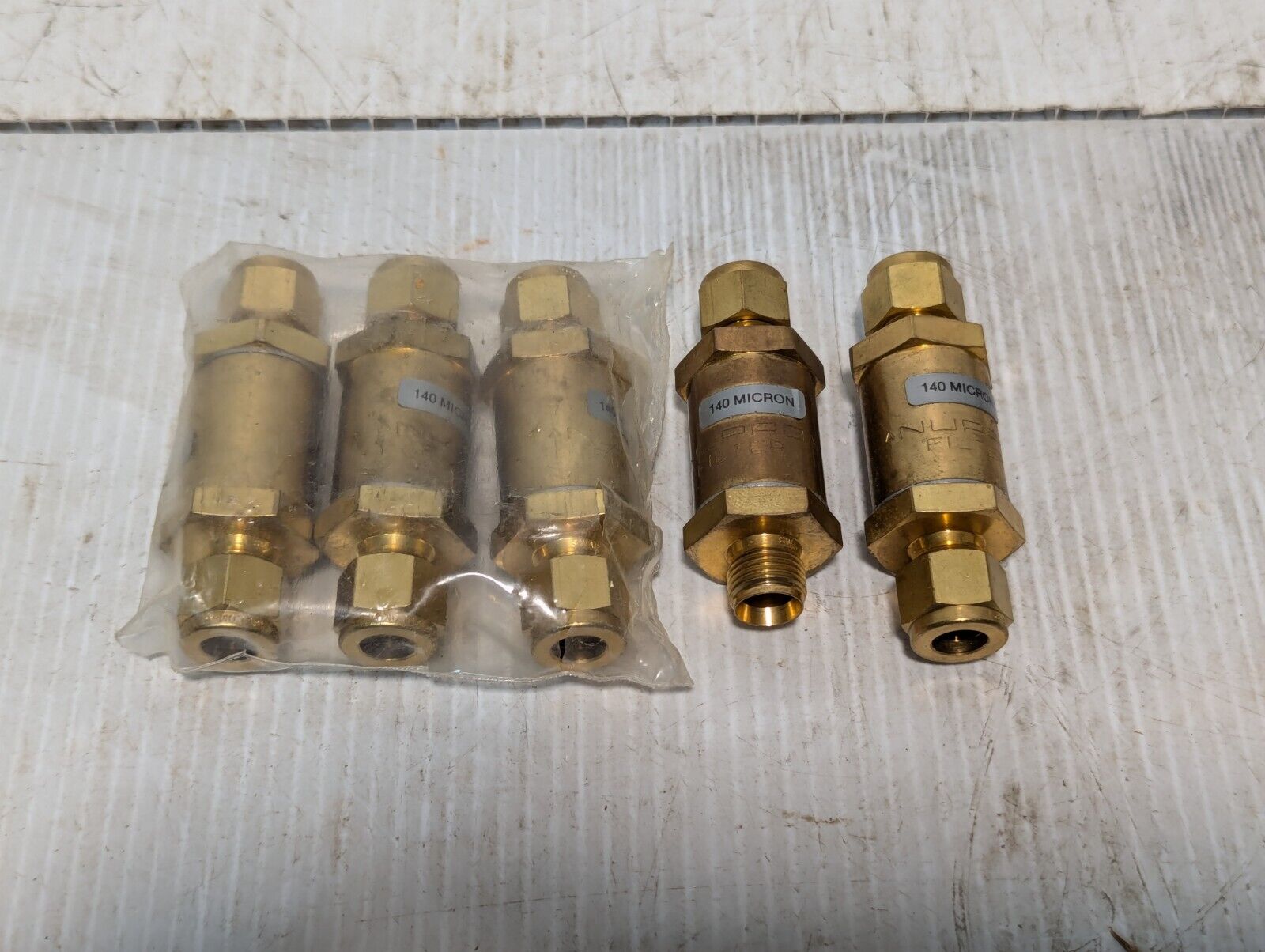 Lot of 5 Napa 3012 Gold Fuel Filters With Box - Free Shipping