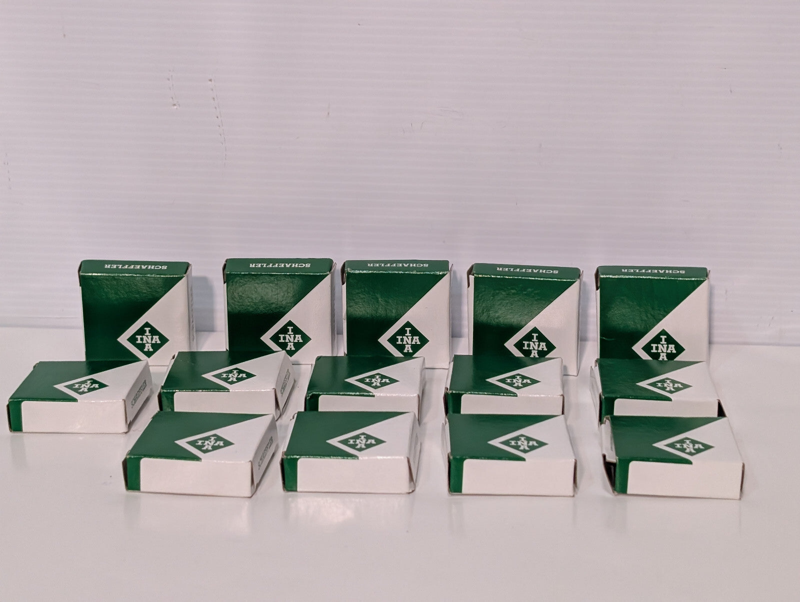 14 NOS: INA Schaeffler FF2535-ZW-0-2 Flat Cage Double Row Needle Roller Bearings