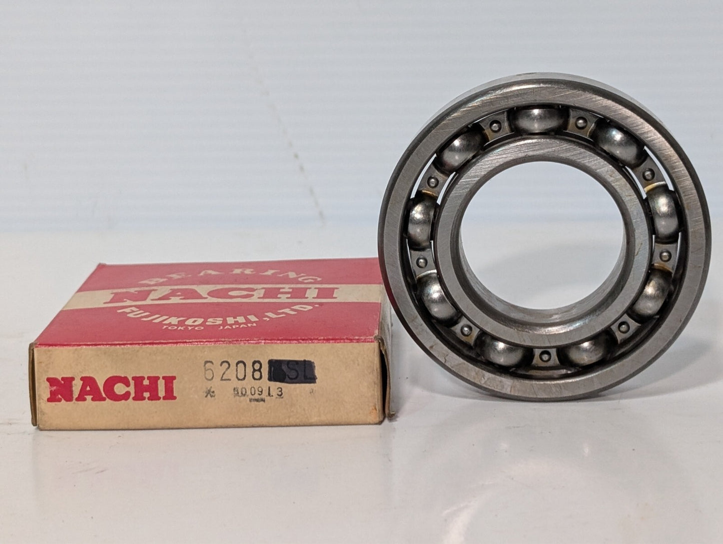 (2) Nachi 6208 X Deep Groove Radial Ball Bearings