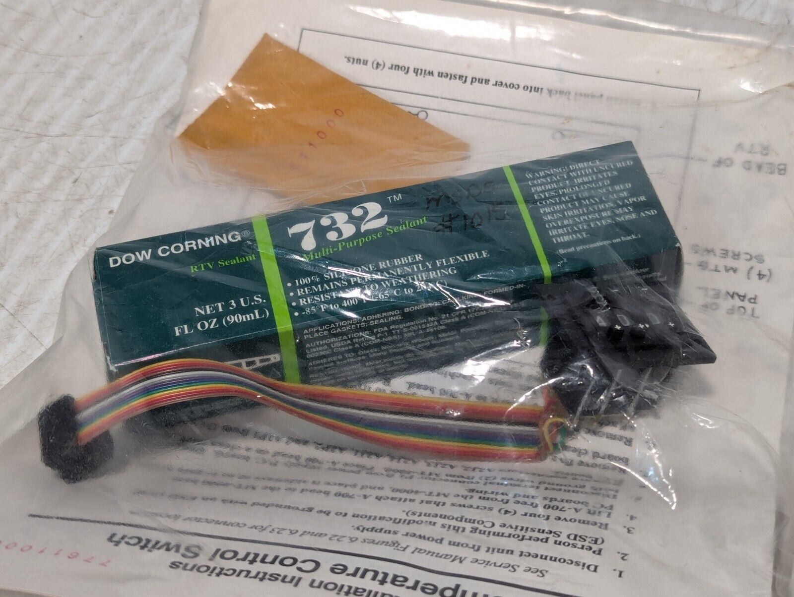Gaymar 77611000 temperature control switch, DOW Corning 732 RTV - Free Shipping