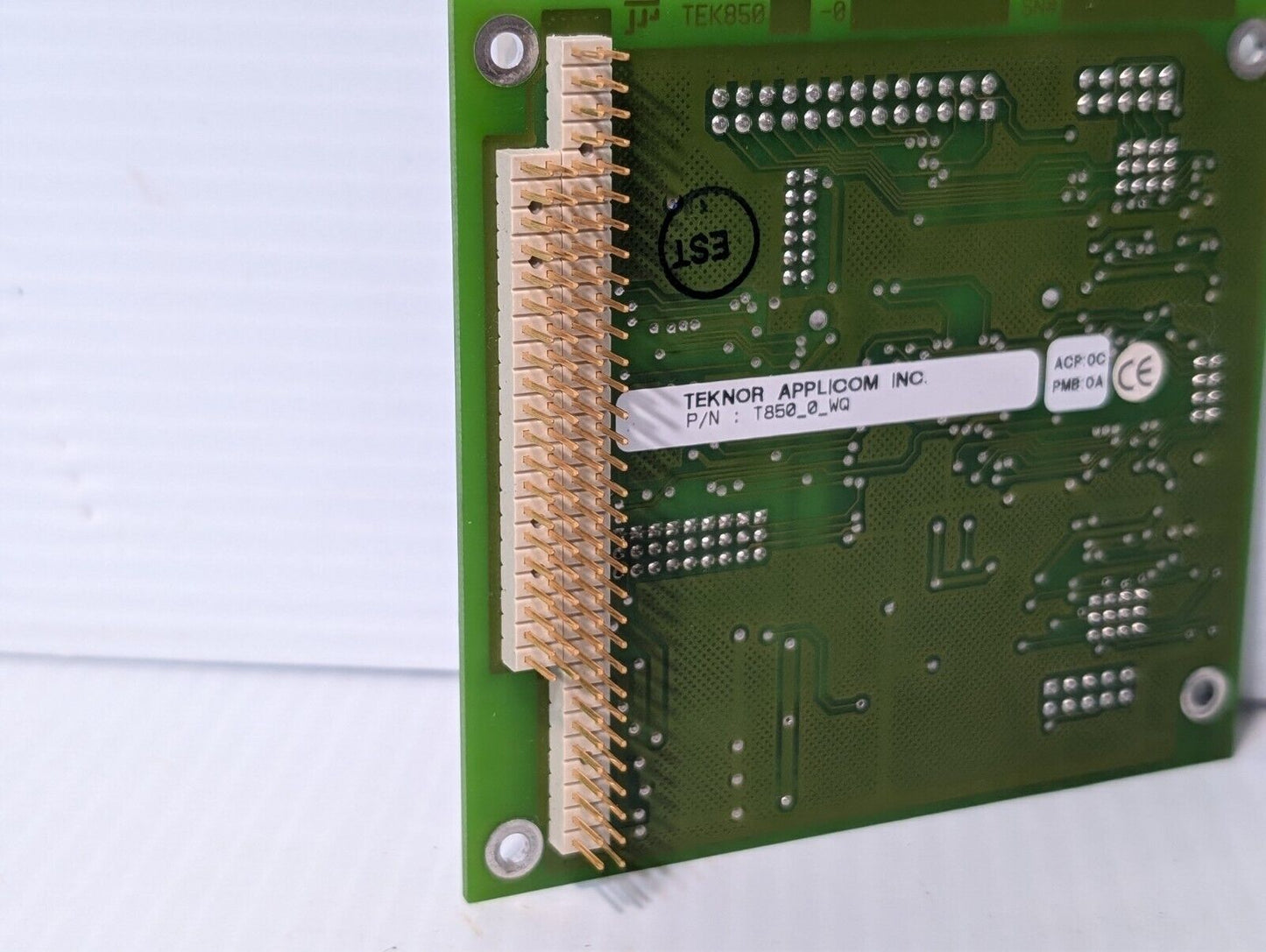 Teknor Applicom T850_0 Embedded Circuit PC CPU Board T850+Return