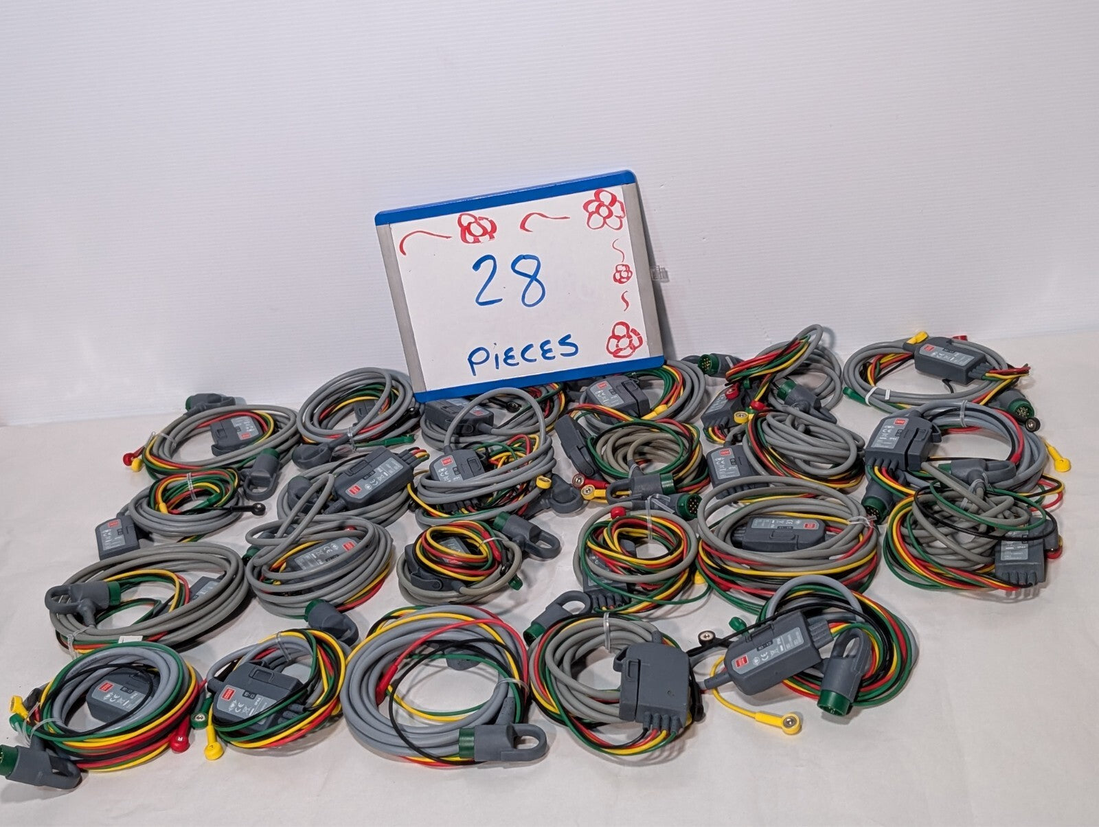 (1) Physio Control 4-wire Limb Cable REF: 11111-000019 PN: 3302822-005 ECG Cable