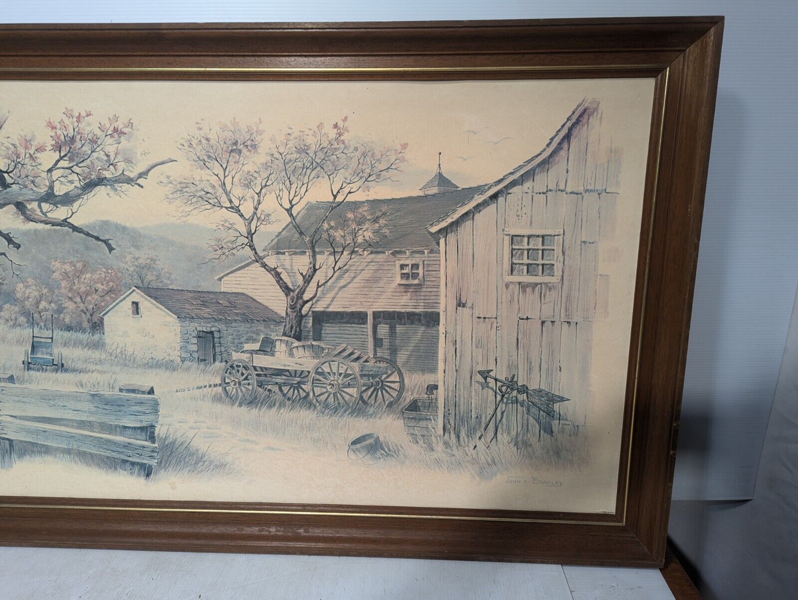 John E. Bradley Framed Rustic Farm Print, 45 of 3139 - Free Shipping