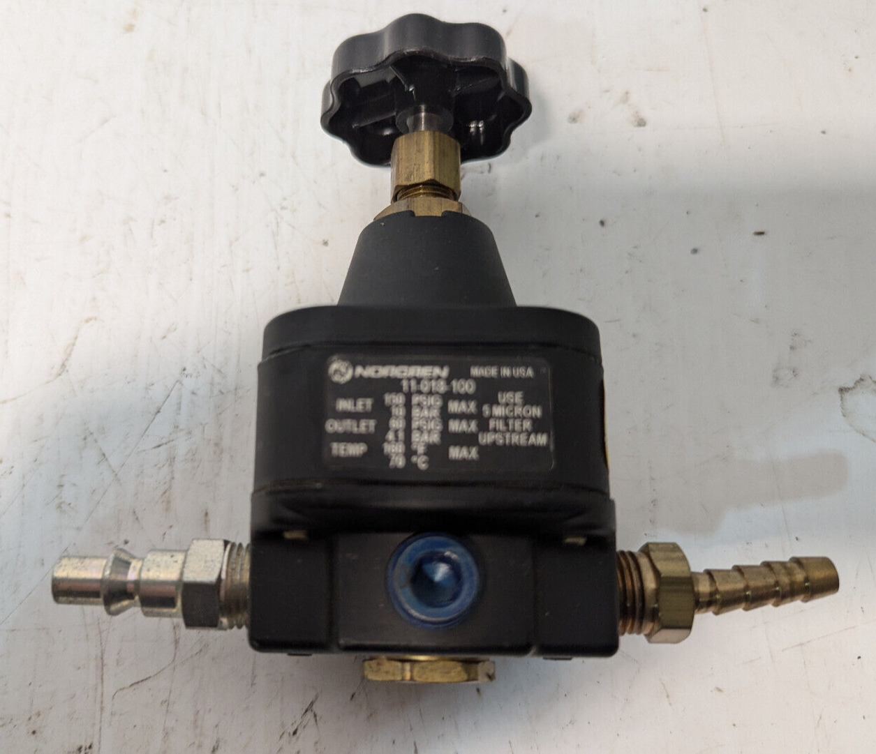 Norgren 11-018-100 Pneumatic /Air Pressure Regulator 150 PSIG Max, Free Shipping