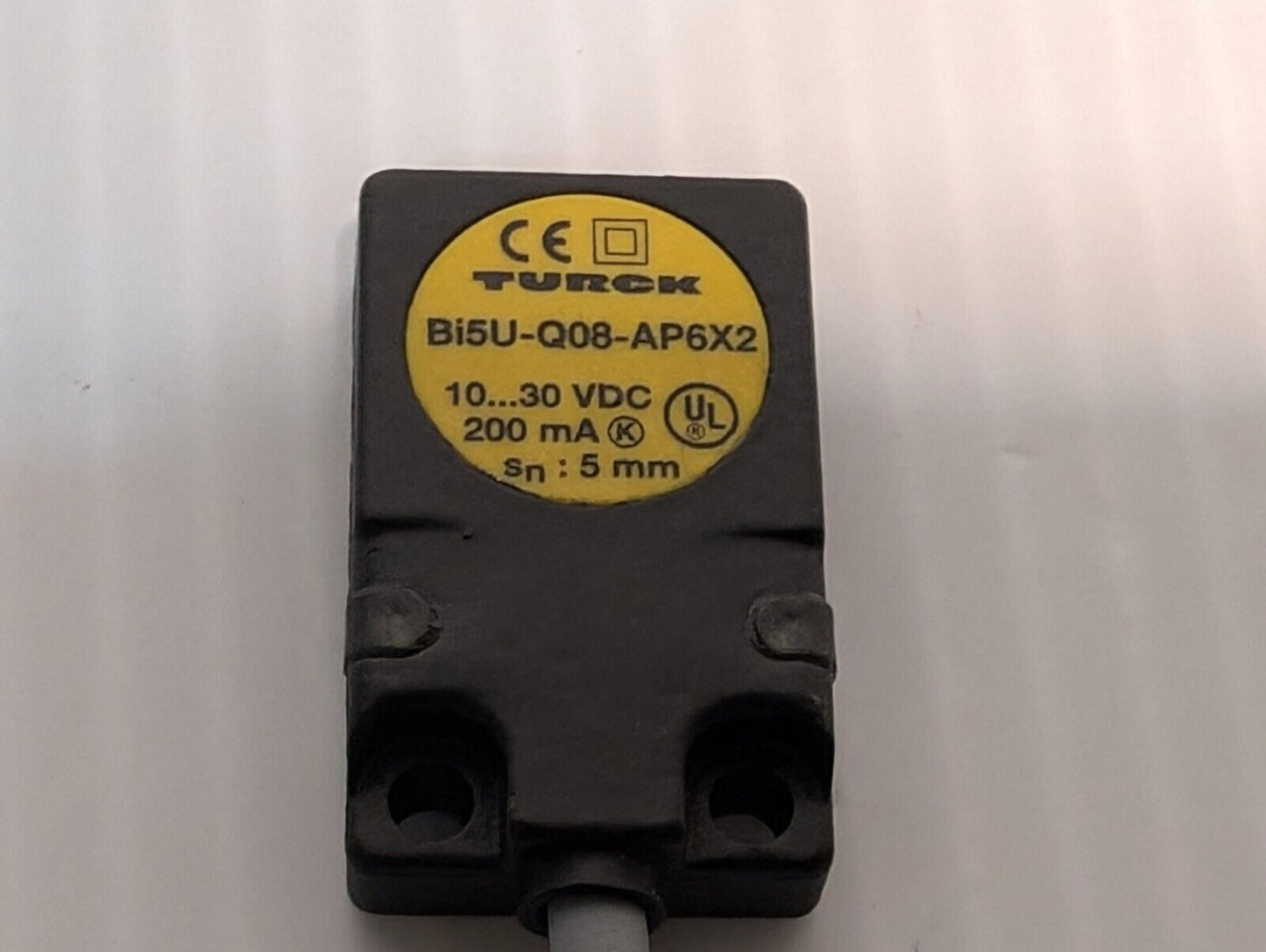 Turck BI 5U-Q08-AP6X2-0.2M-RS 4T Proximity Sensor 20-30VDC 200 mA - Free Ship