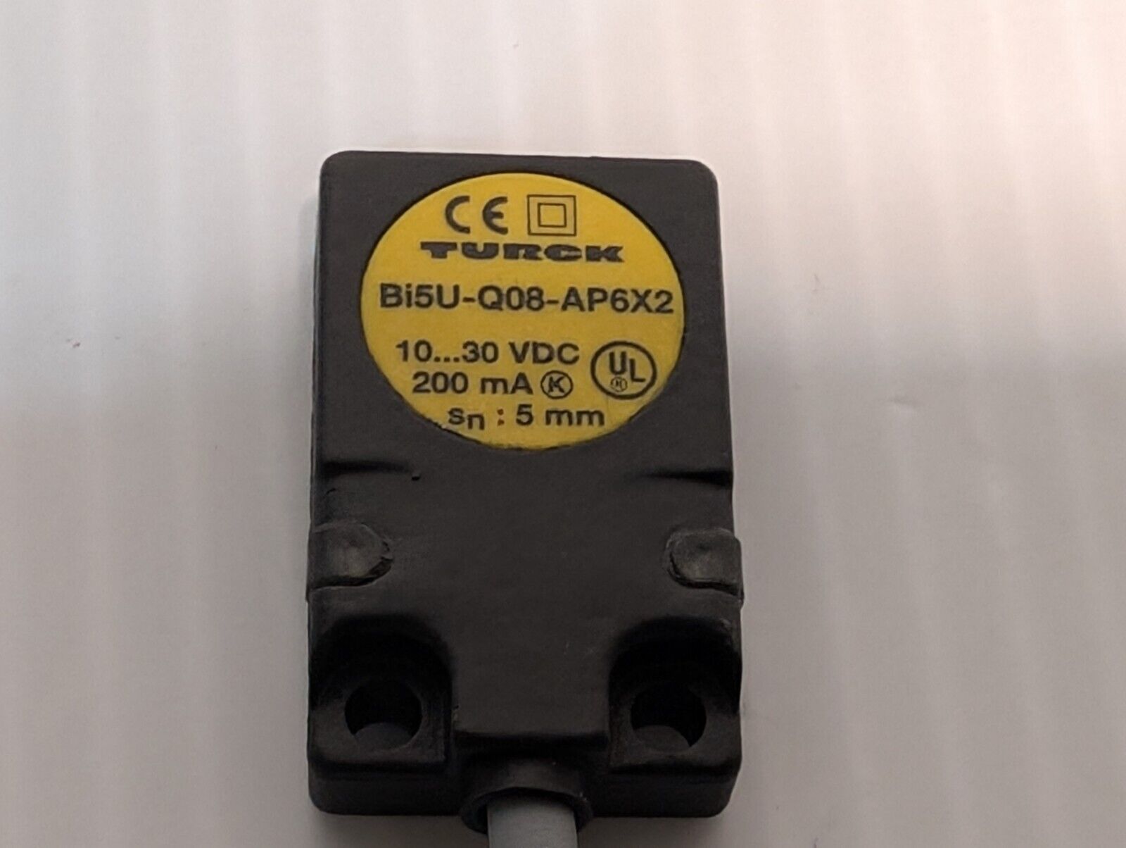 Turck BI 5U-Q08-AP6X2-0.2M-RS 4T Proximity Sensor 20-30VDC 200 mA - Free Ship
