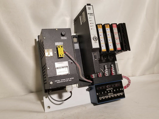 Square D SY/MAX 8020-SCP-311 model 300 processor with power supply and modules