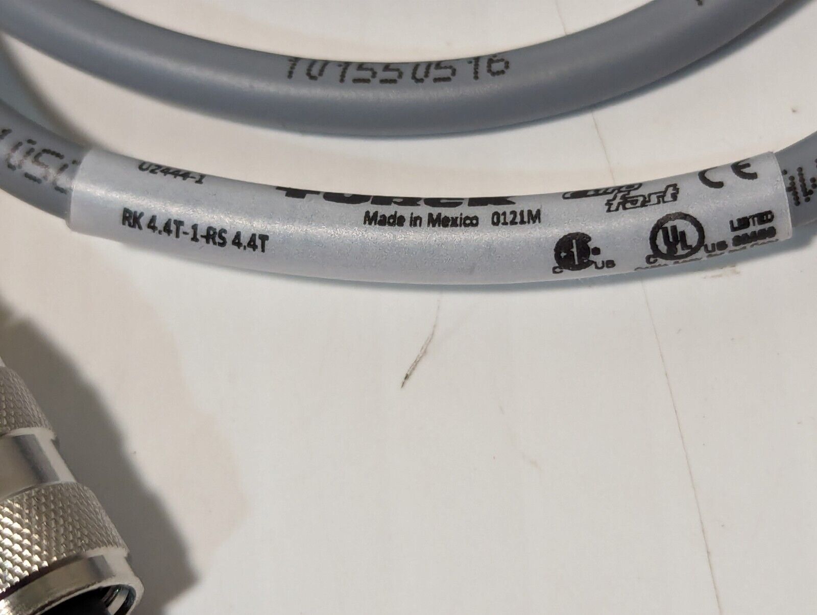 Turck RK 4.4T-1-RS 4.4T, U2444-1 164K167G49 Cable Assembly W4214 - Free Shipping