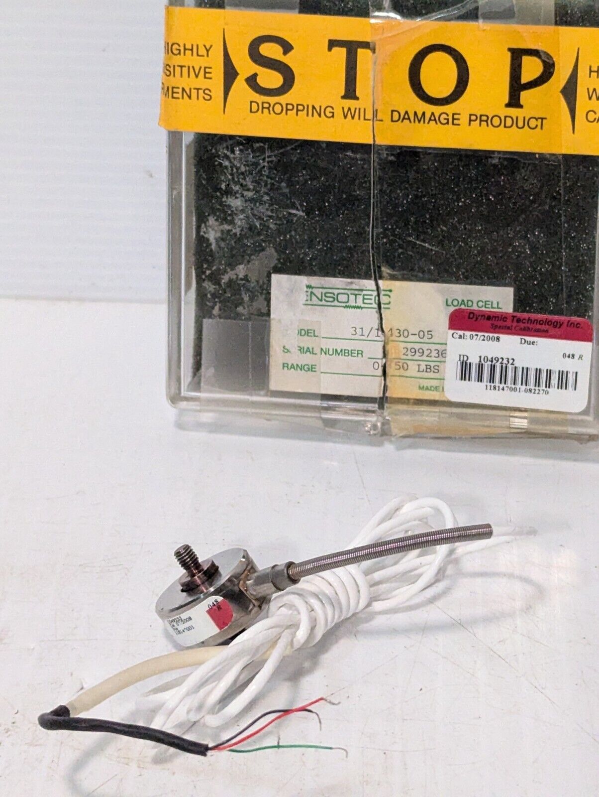 Sensotec 31/1430-05 Load Cell, 50lbs - Free Shipping+Returns