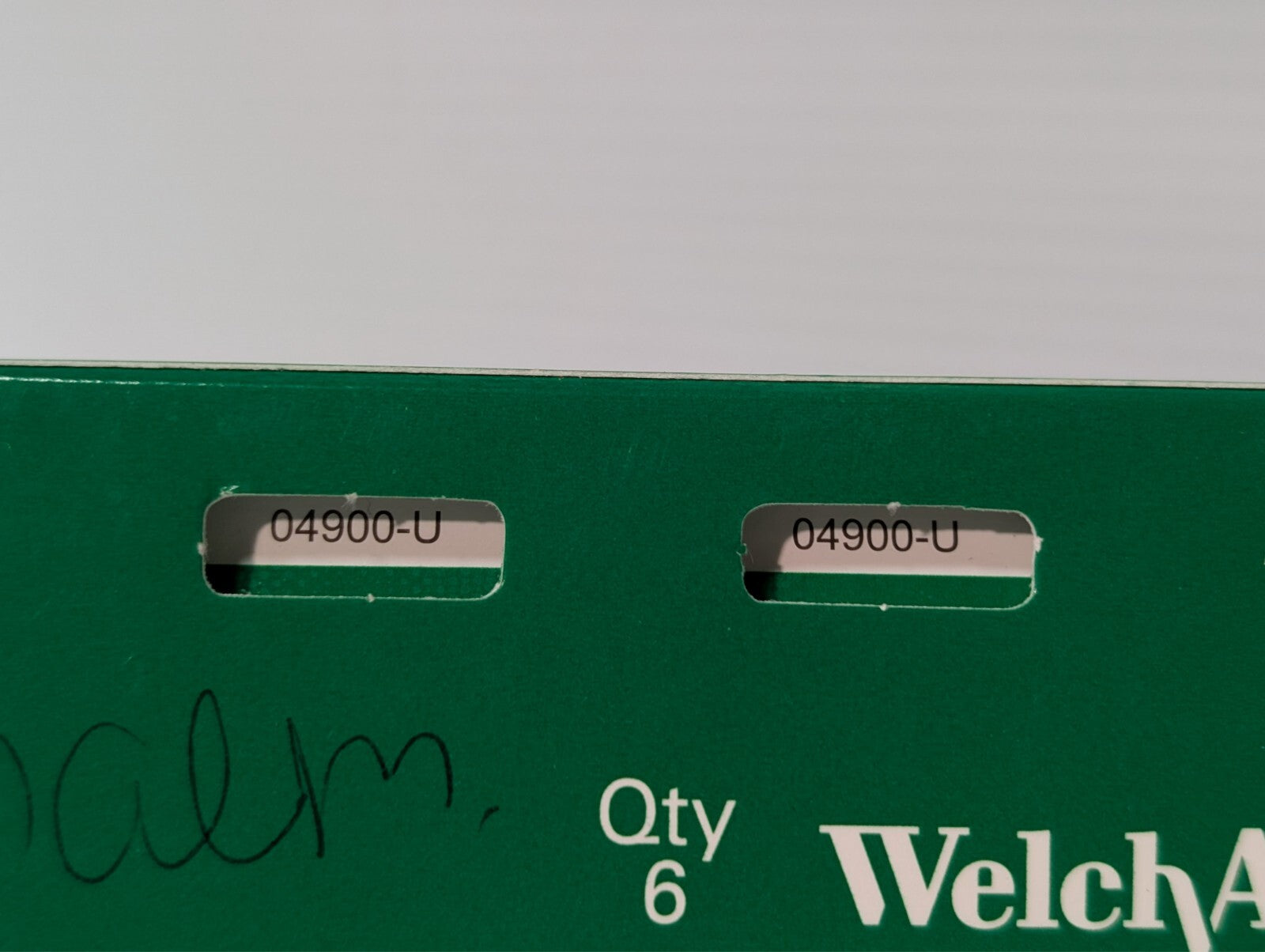 5-Pack Welch Allyn 04900-U6 3.5V Ophthalmoscope Halogen Lamp Bulbs Part 901000