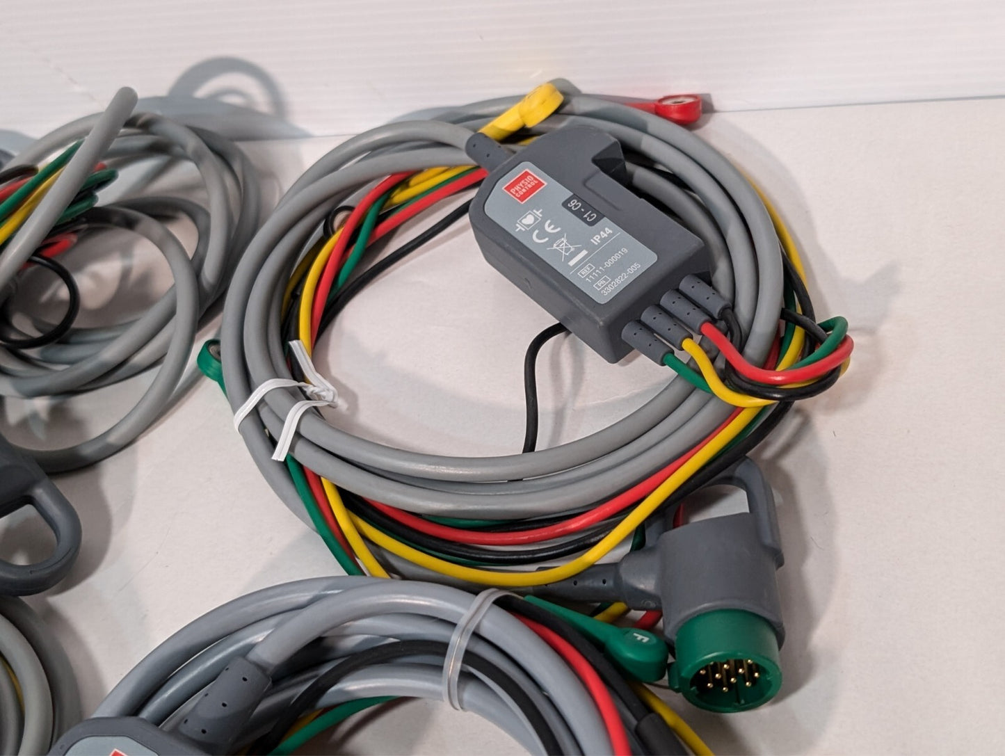 (1) Physio Control 4-wire Limb Cable REF: 11111-000019 PN: 3302822-005 ECG Cable