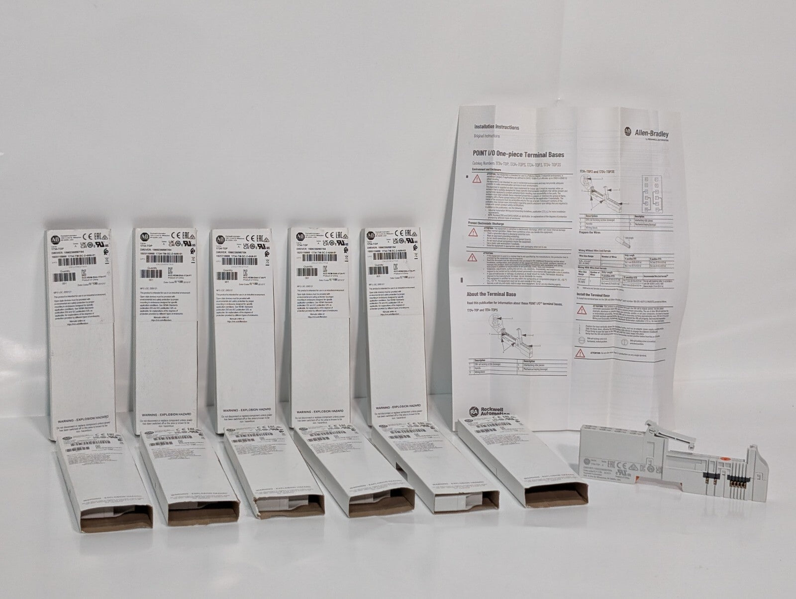 (11) Allen-Bradley 1734-TOP /A POINT I/O Screw Terminal Base 1734TOP New Sealed