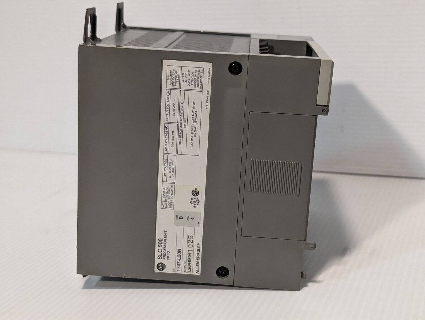 Allen Bradley 1747-L20N Slc 500 Processor Unit 20 I/O​ 1747L20N-Free Ship+Return
