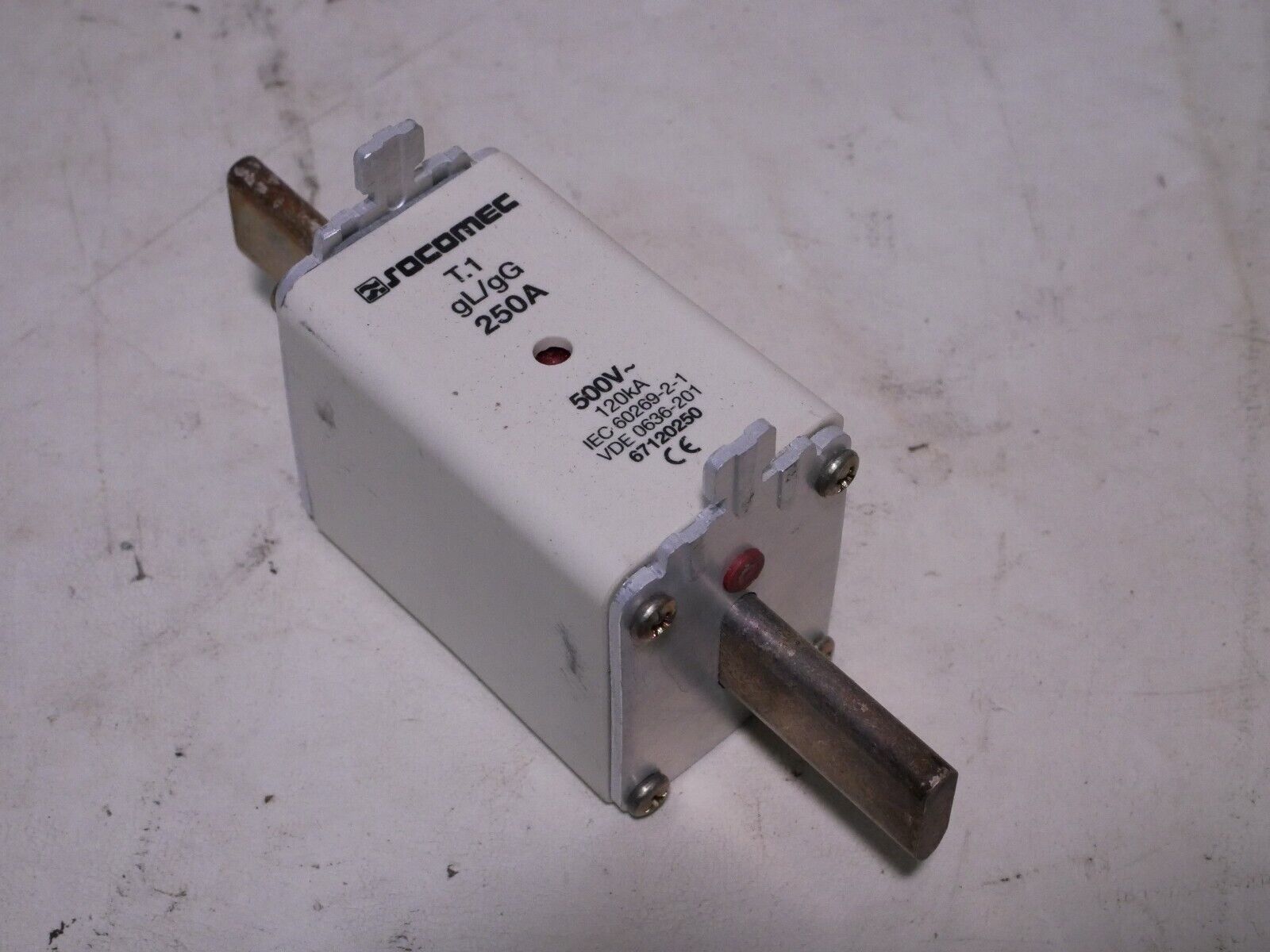 Socomec 67120250 fuse, 250A, 500VAC, T.1 gL/gG 