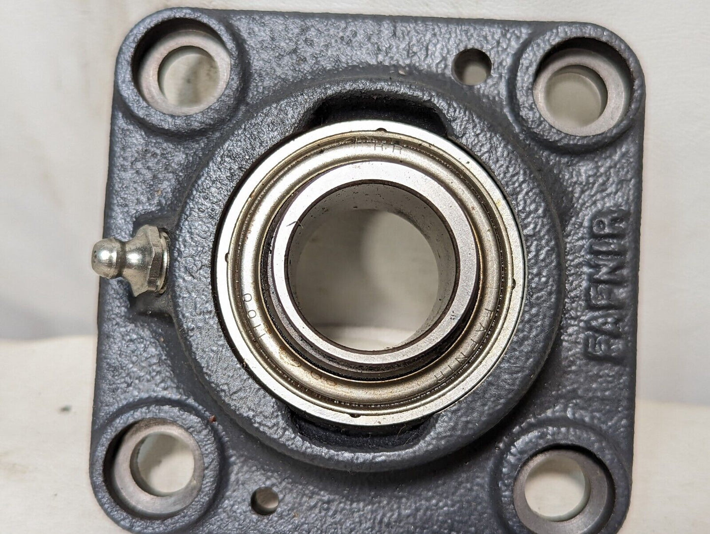 Fafnir RCJ1 Flange-Mount Ball Bearing Unit - 4-Bolt Flange, 1 in Bore, Cast Iron