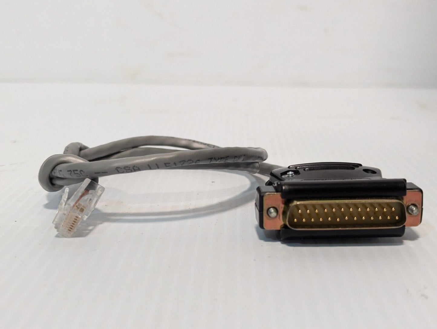 TRW Cinch DB-51226-IA Horizontal Grey Connector Cable, P/N 9449 - Free Shipping