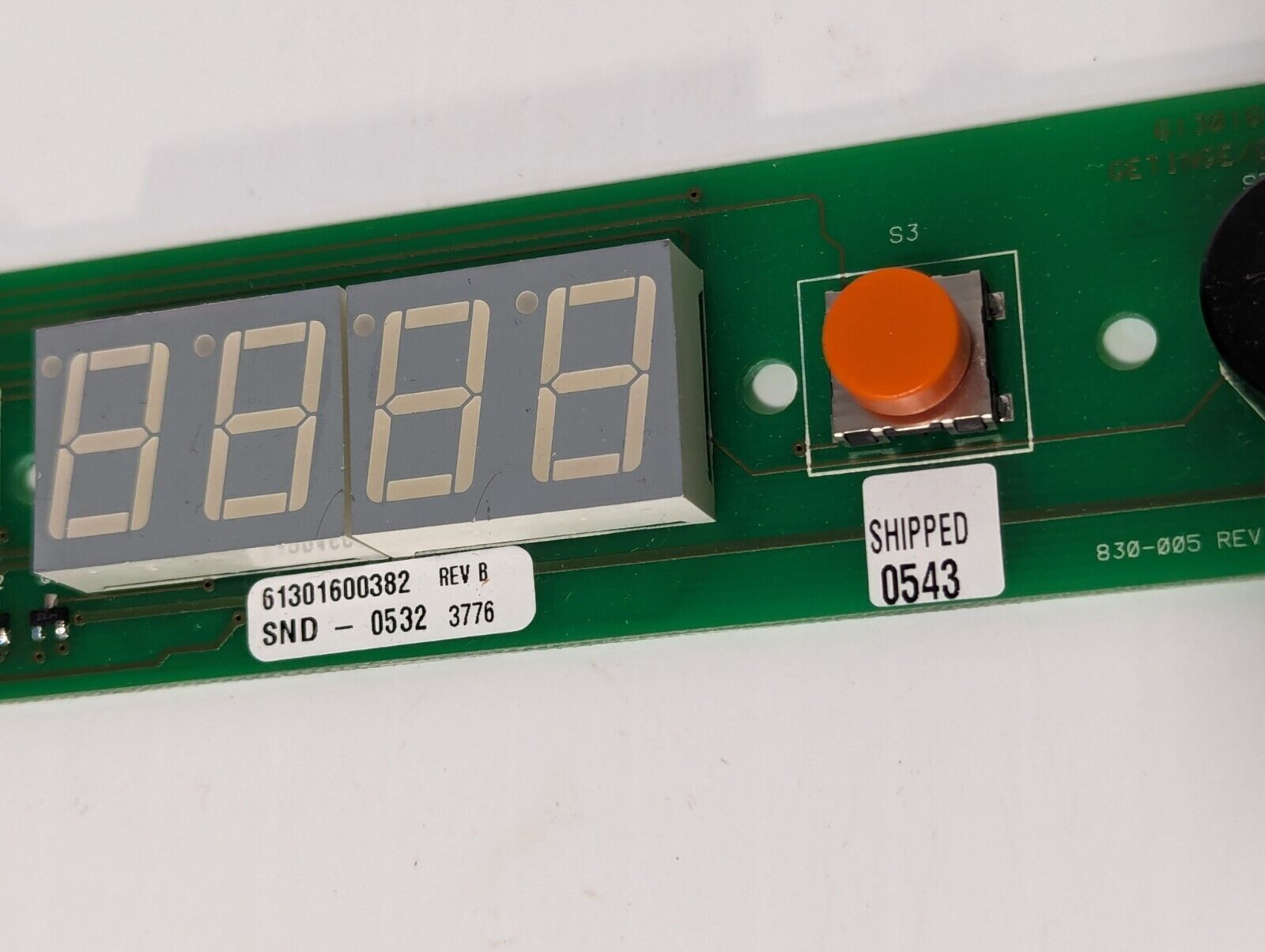 Getinge/Castle 61301600623, 61301600382 warmer control/display board - Free Ship