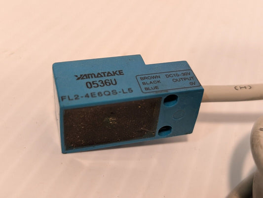 Yamatake FL2-4E6QS-L5 Proximity Switch Sensor 0536U, 10-30VDC -Free Shipping