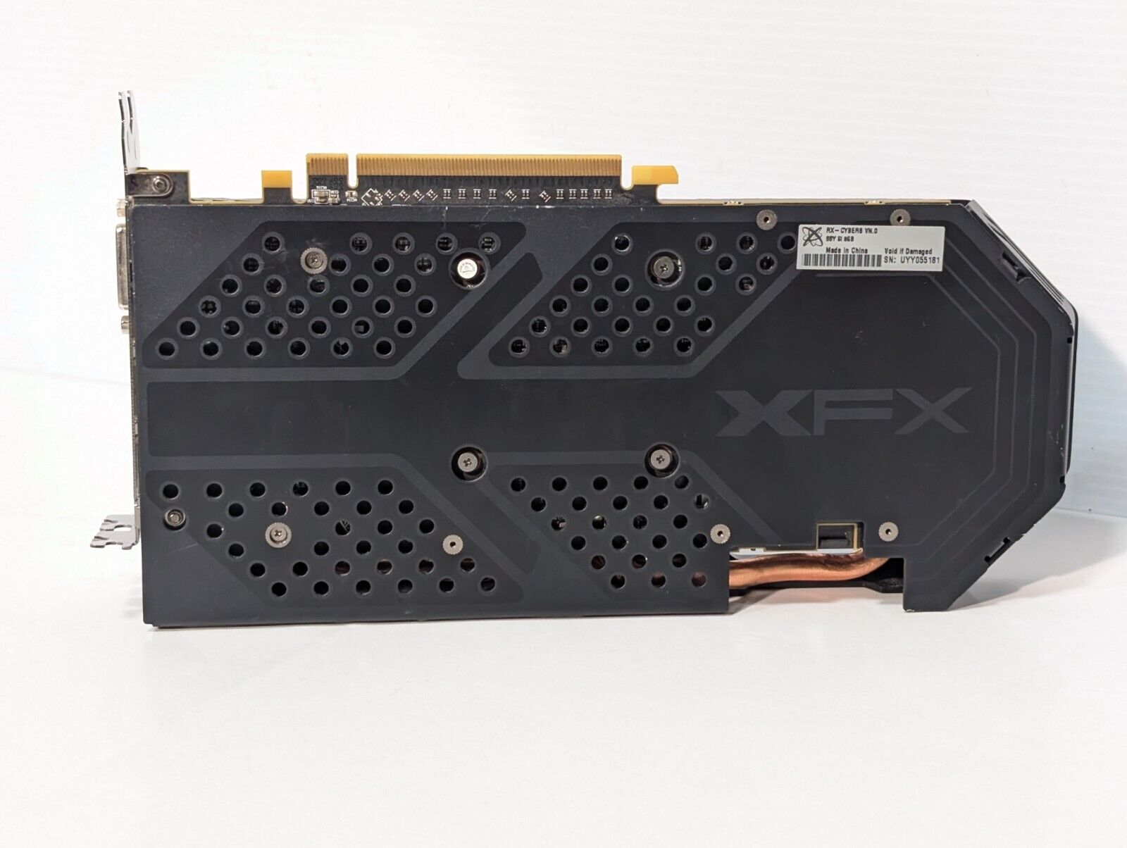 XFX AMD Radeon RX 580 Black Edition 8GB GDDR5 Graphics Card. RX-CyberB VN.0