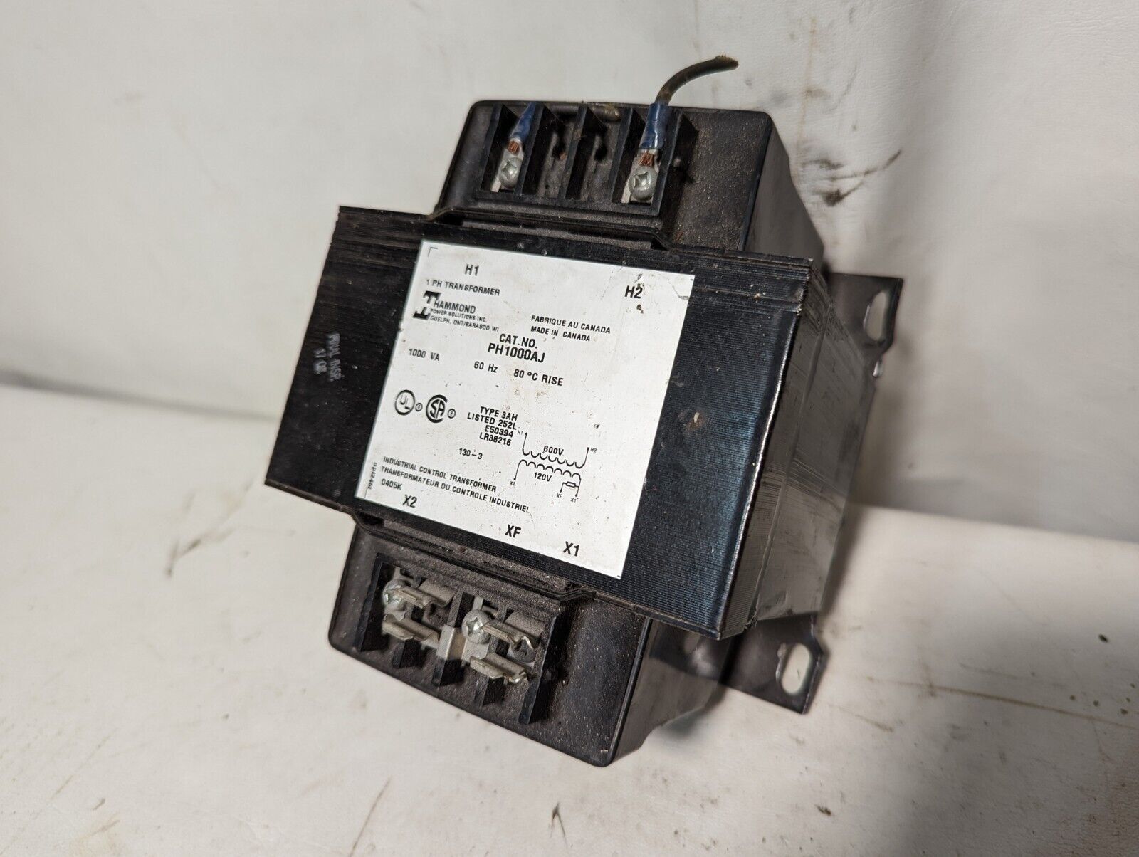 Hammond PH1000AJ industrial control transformer, 1kVA