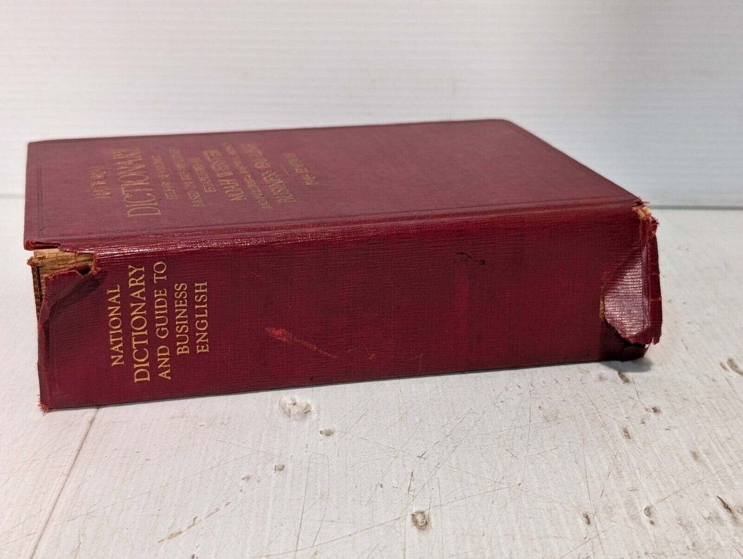 Vintage 1944 Webster National Dictionary of Business English - Free Shipping