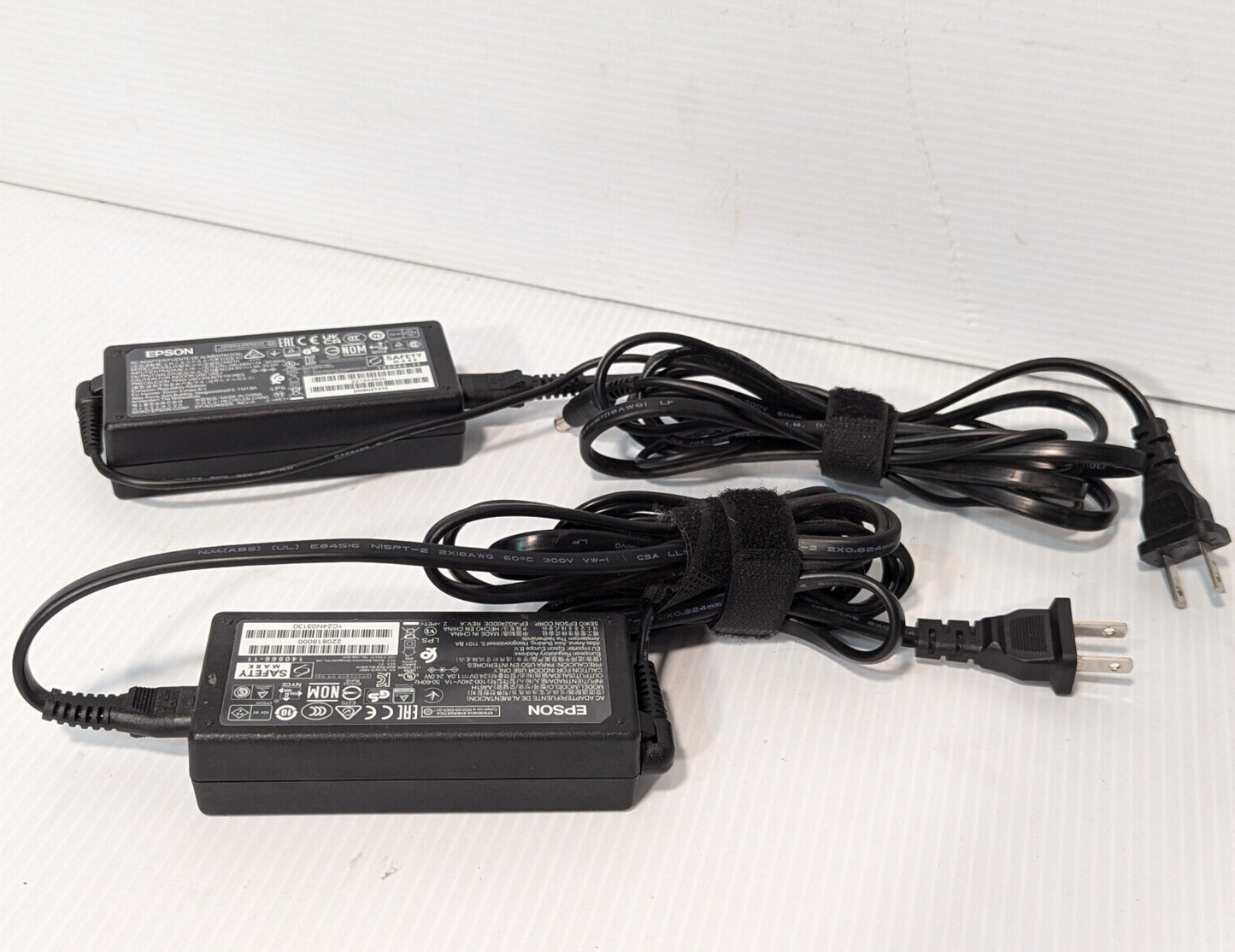 Lot of 3: Epson A461H Power Supply Adapters, 140866-11, 24V, 1A, 24W, 50-60Hz