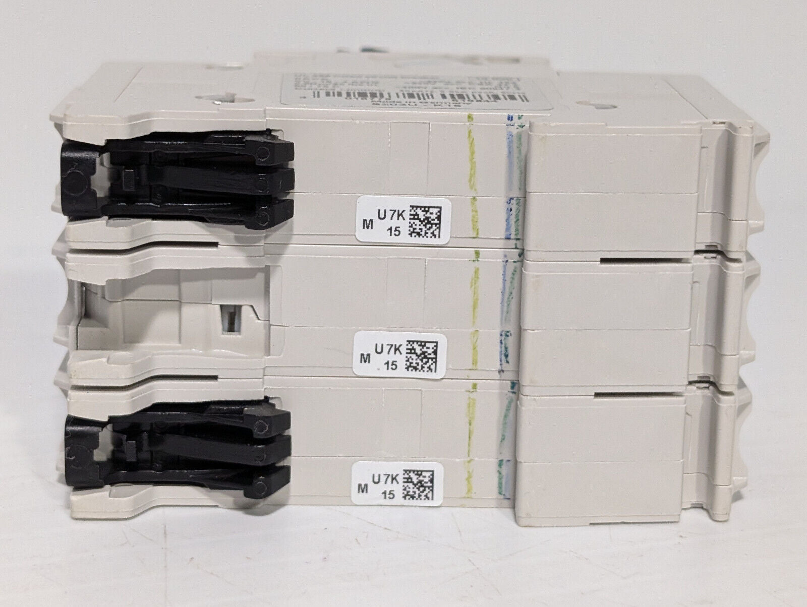 ABB S203U-K15 Circuit Breaker, 3-Pole, 15A, Made in Germany, E212323, 162K859H01