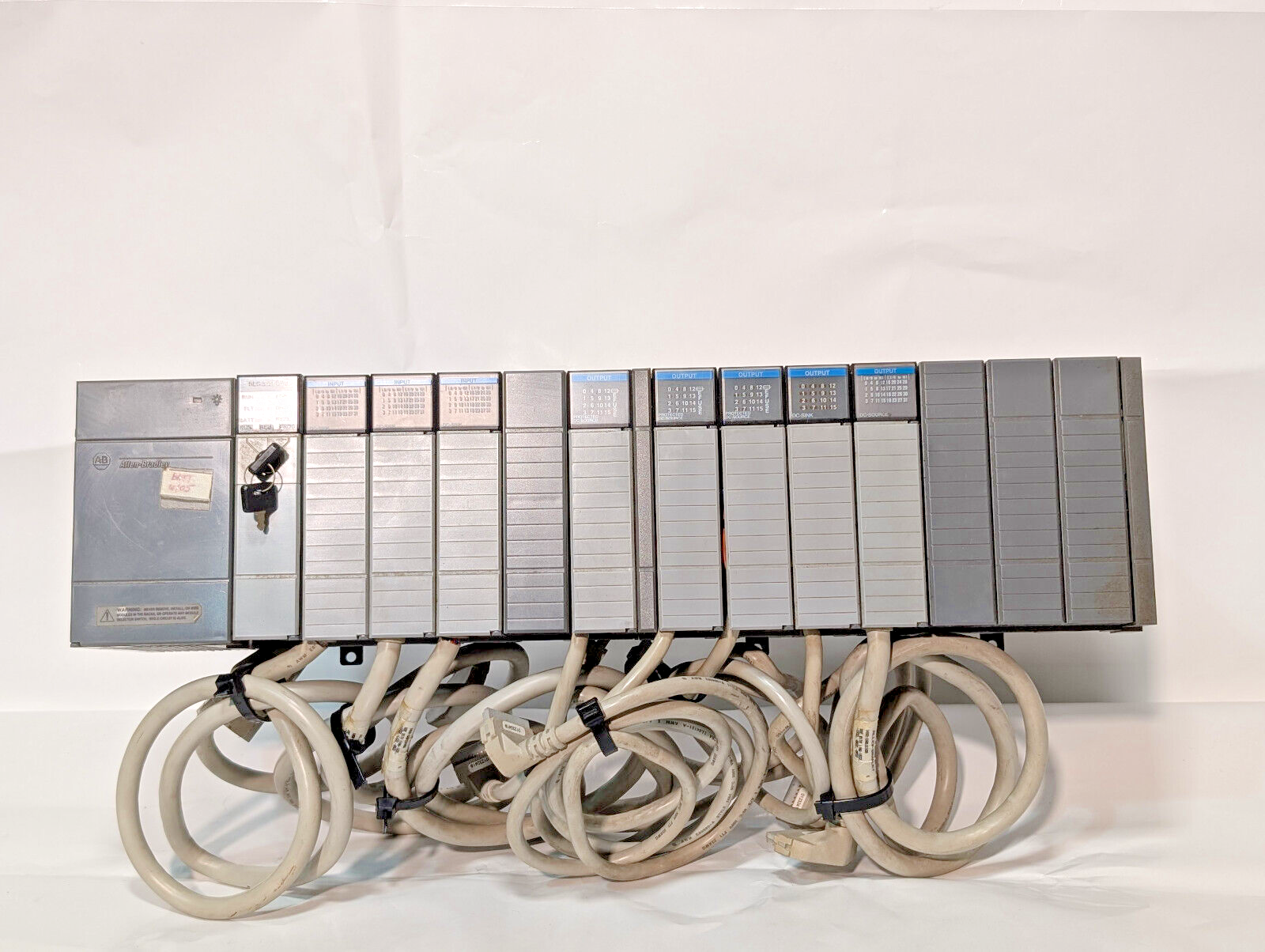 Allen Bradley 1746-A13 Chassis Rack, SLC500, 13-Slot; 1746-P2 SER C Power Supply