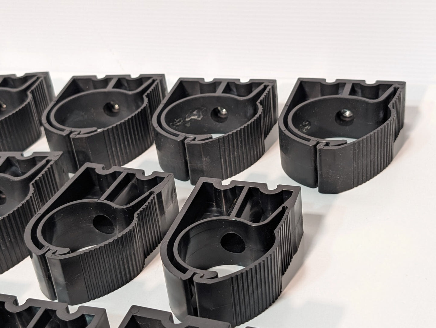 (80) Connectors for Pneumatic Aluminum Tubes Airnet Pipe Clamps Transair Outlets