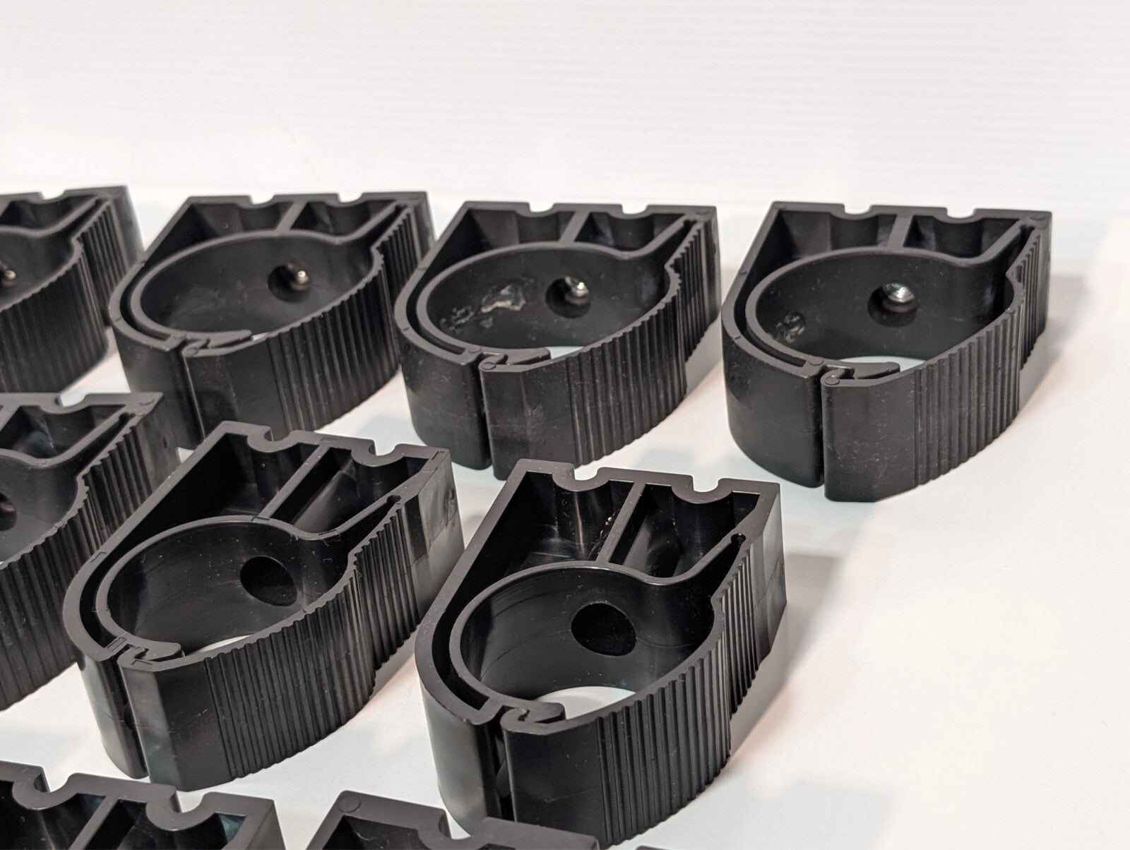 (80) Connectors for Pneumatic Aluminum Tubes Airnet Pipe Clamps Transair Outlets
