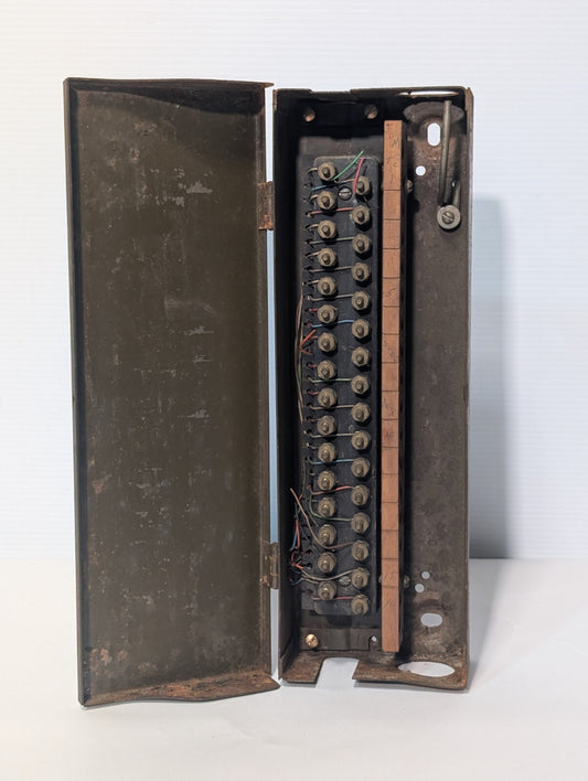 Vintage Western Electric GA16 Terminal Connection Box, Illinois Bell Telephone