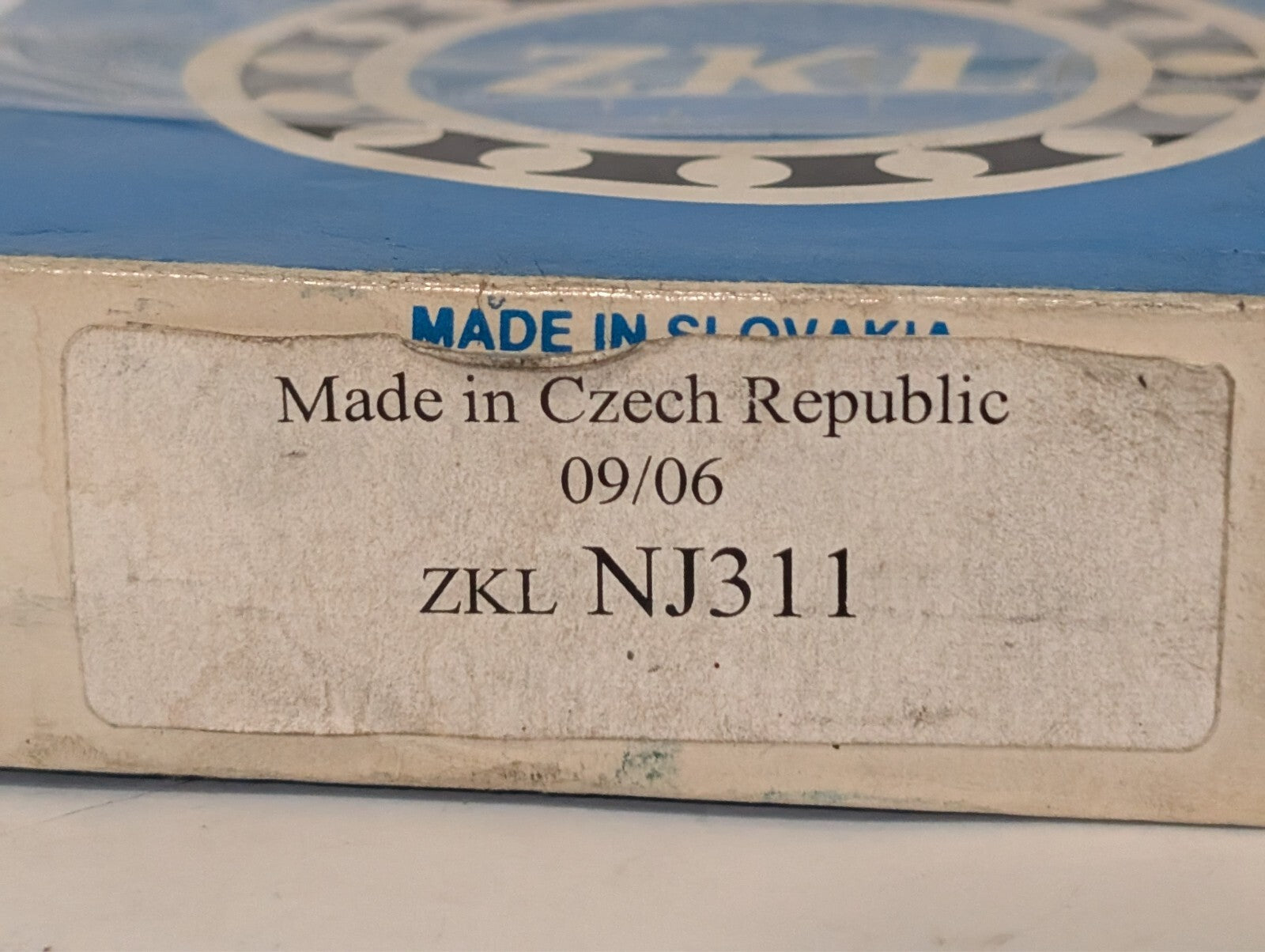 ZKL NJ311 Single Row Cylindrical Roller Bearing