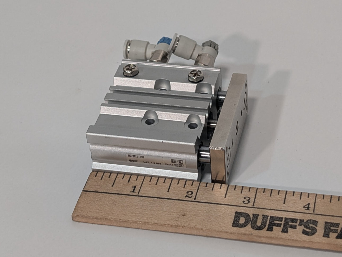 SMC MGPM12-20Z - Guided Cylinder - Slide Bearing Type, 12mm Bore, 20mm Stroke