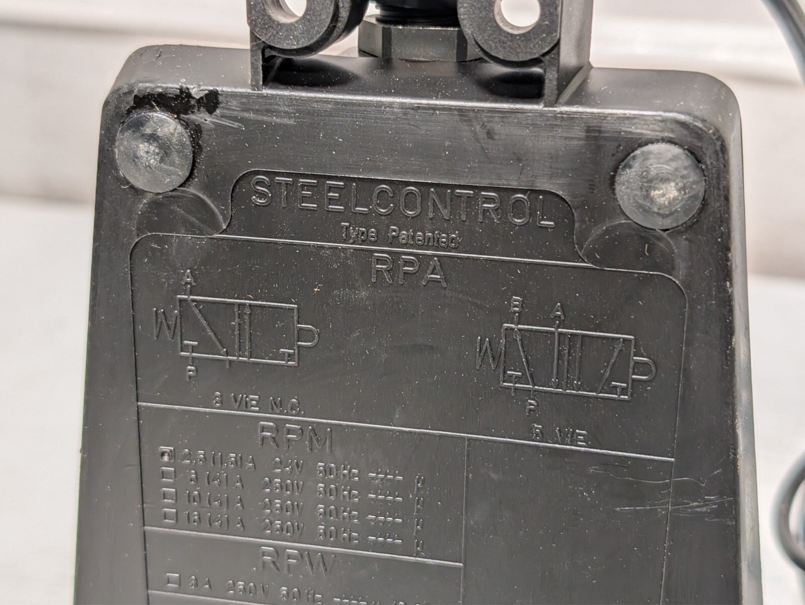 Steel Control RPM-30N02-N 2.5 Foot Switch Pedal Shielded