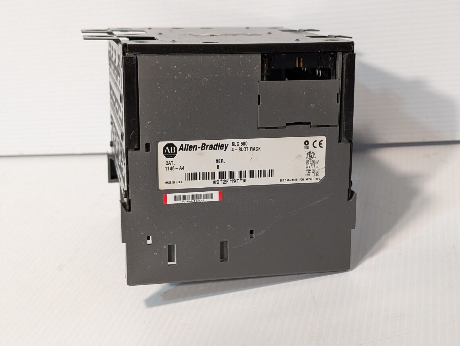 Allen Bradley 1746-A4 Series B 4 Slot Chassis Rack, SLC 500 - Free Shipping