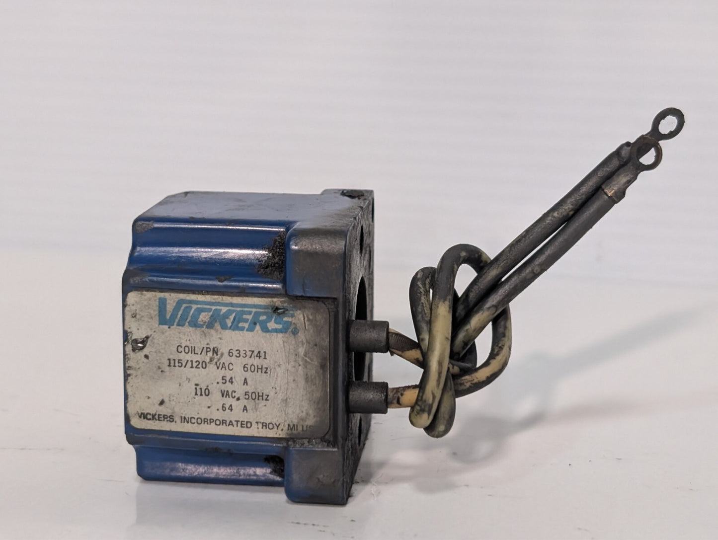 Vickers 633741 Solenoid Coil, 115/120VAC 50/60Hz, .54A, .64A