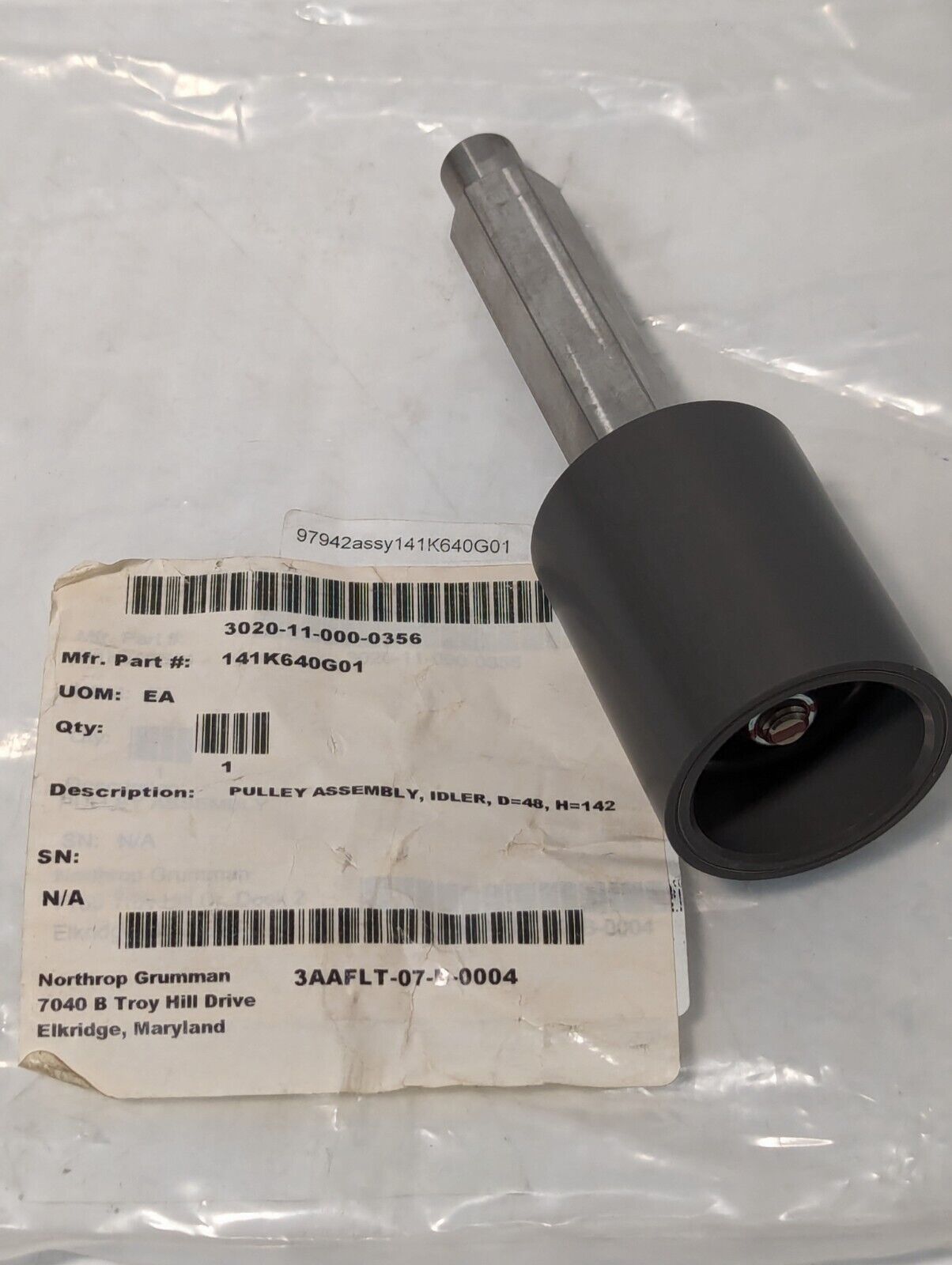 Idler 141K640G01 Pulley Assembly D=48 H=142 - Free Shipping