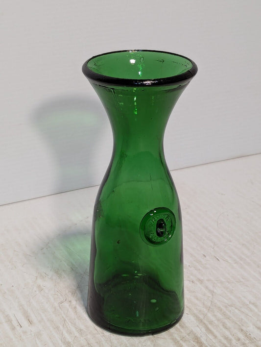 Vintage Roma 1 Liter Green Bottle Decanter/Carafe Made in Italy - Free Shipping