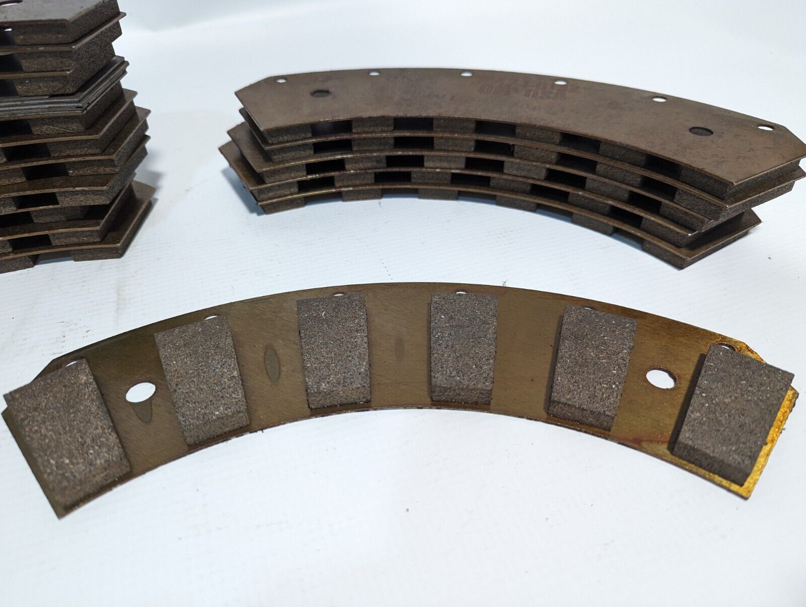 Lot of 15 OFP USA J042-1-0132 machine brake disk facings, 101599-209115