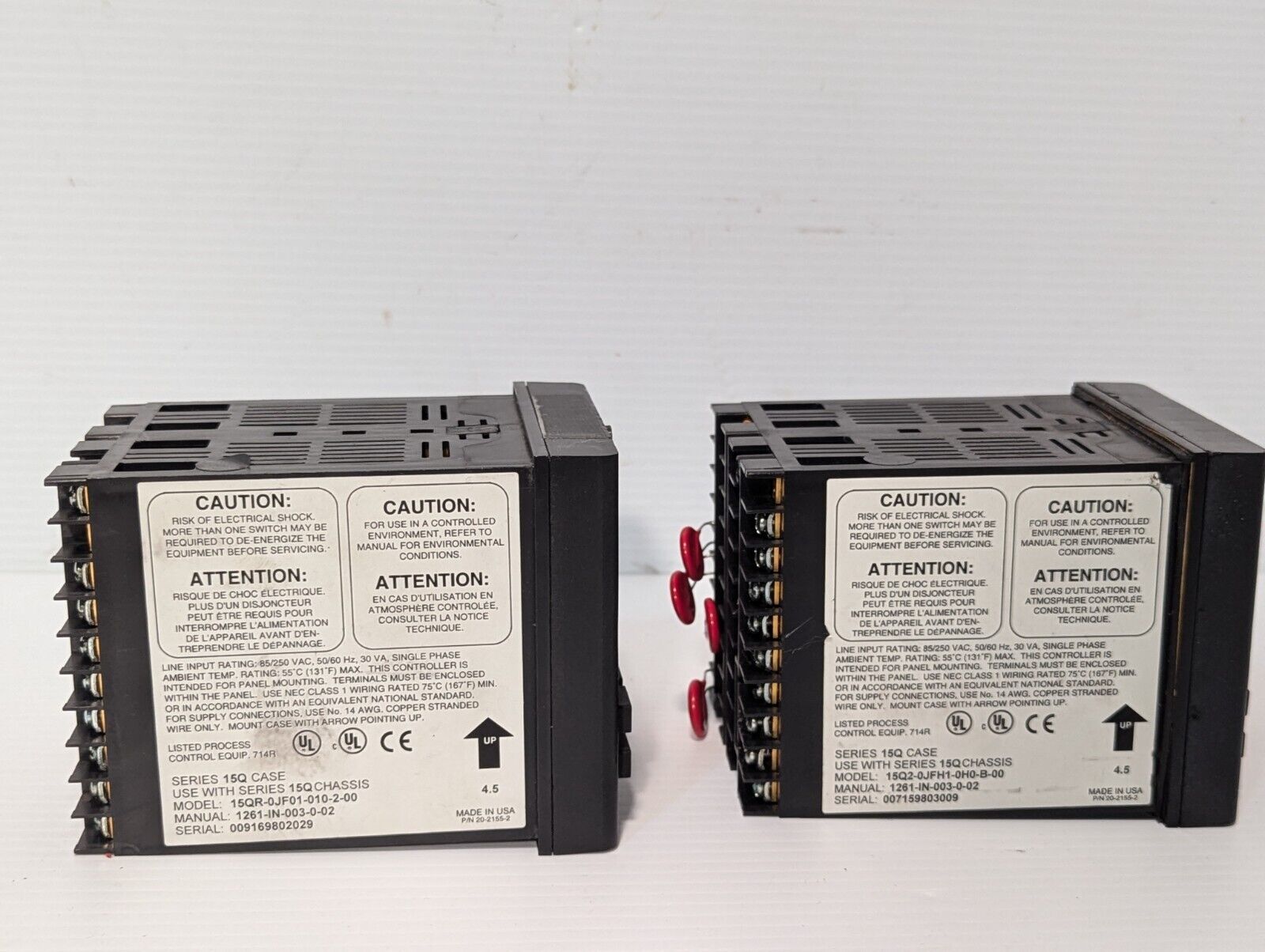 Barber-Colman 15QR-0JF01-010-2-00 Digital Temperature Controller - Free Shipping