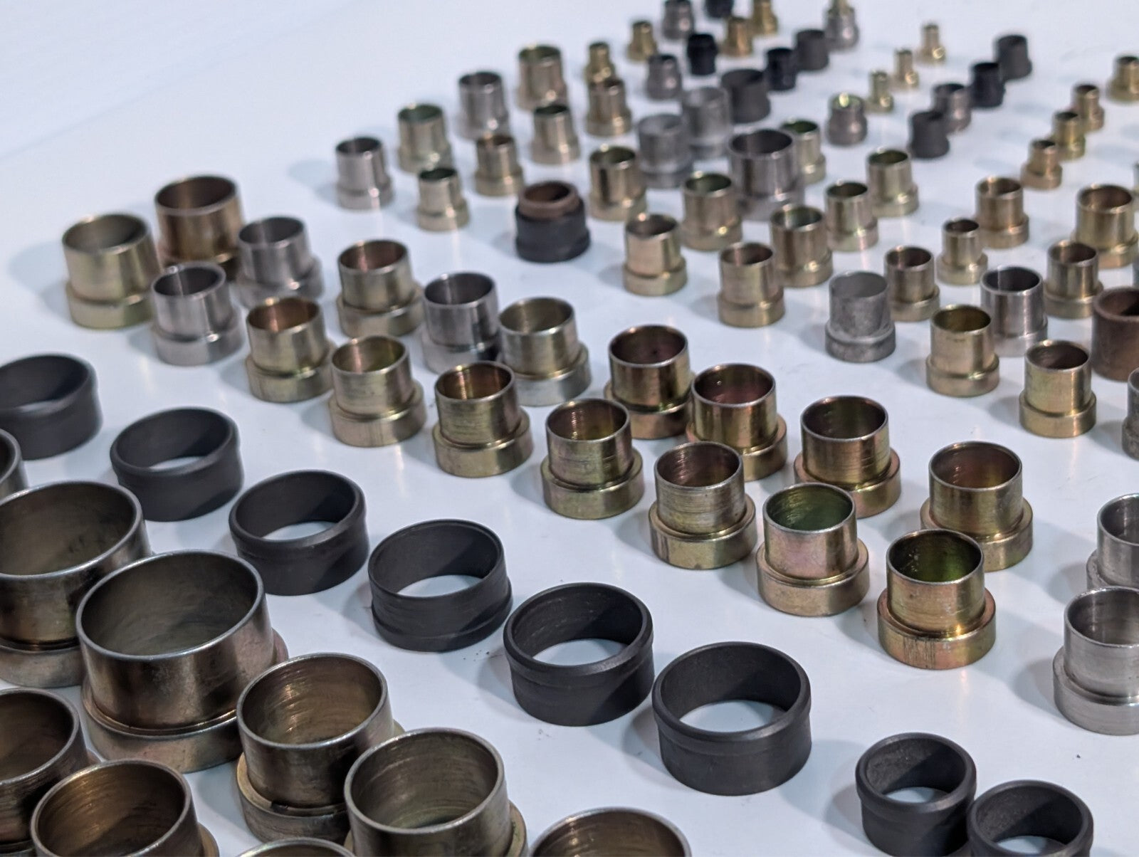(196) Reducers Bushings Compression Inserts Adaptors Fittings Hydraulic Press