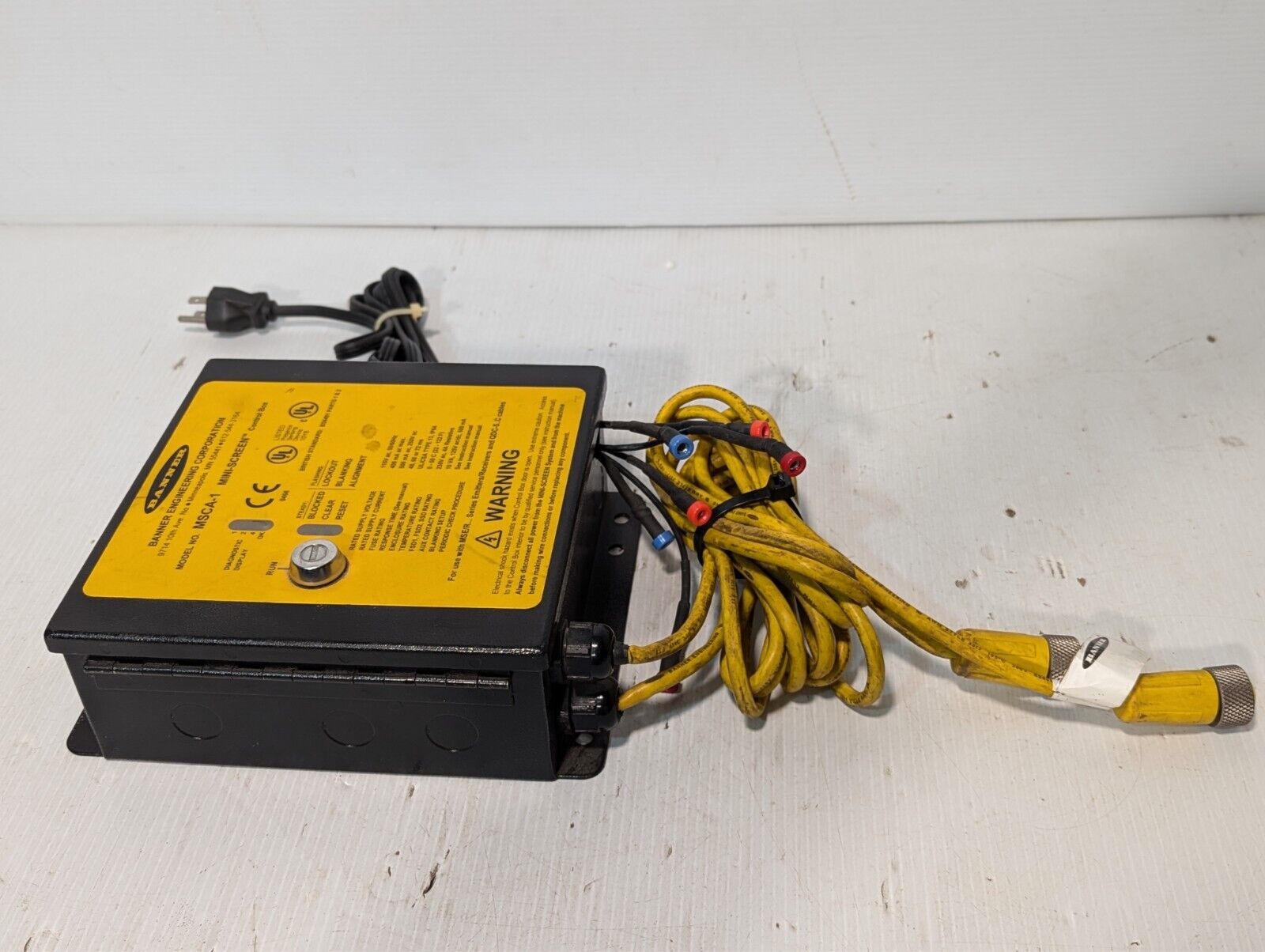 Banner MSCA-1 Mini-Screen Controller Box W/ Cables - Free Shipping+Returns