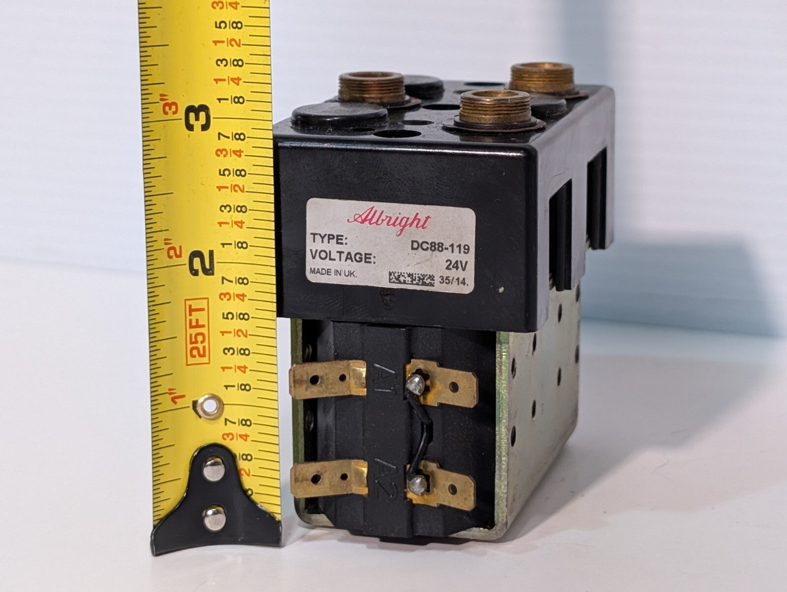 Albright DC88-119 Motor Reversing Contactor 3 Poles 24V 100A