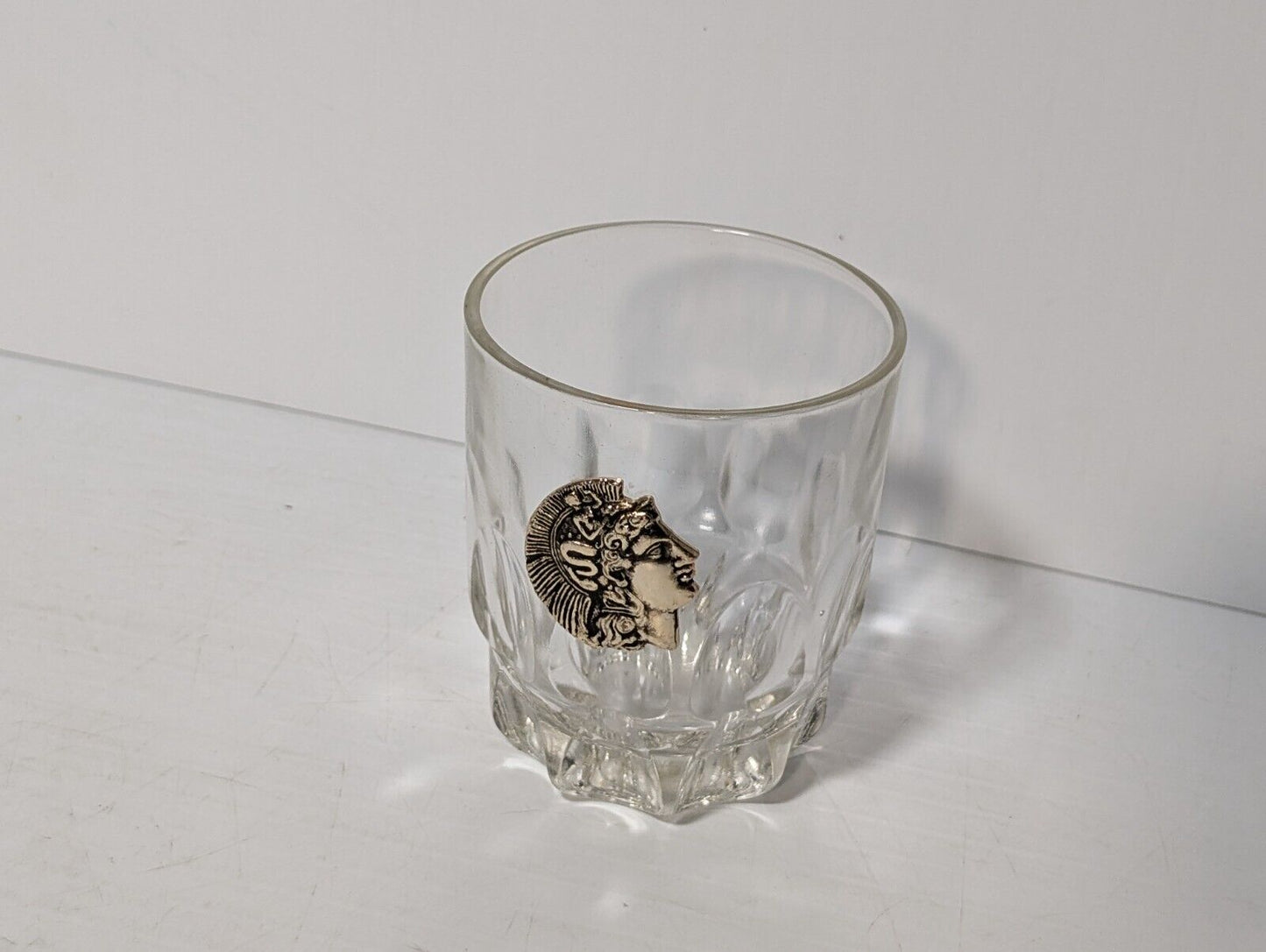 Vintage Greek Emblem Whisky Glass